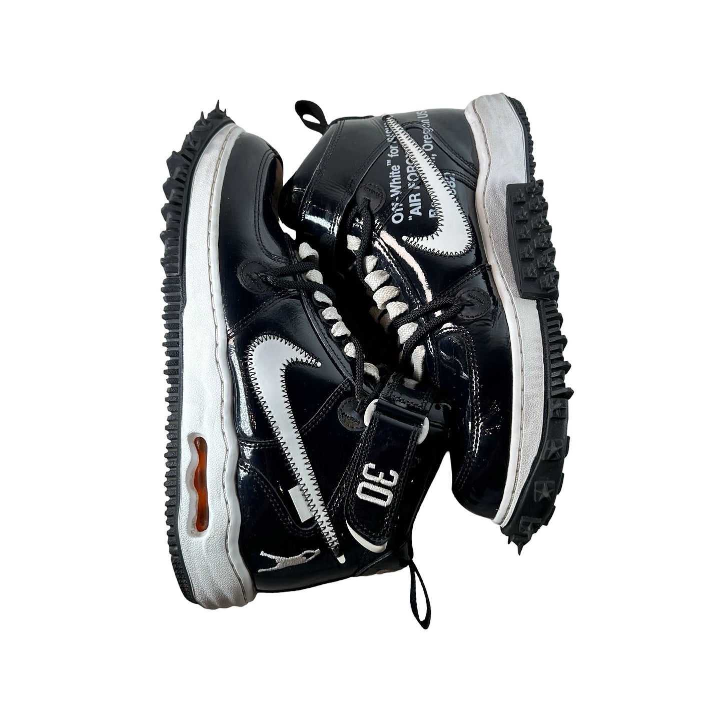 DR0500 001 Nike Air Force 1 Mid SP Off-White Sheed [USED] - 8.5 M (Used)