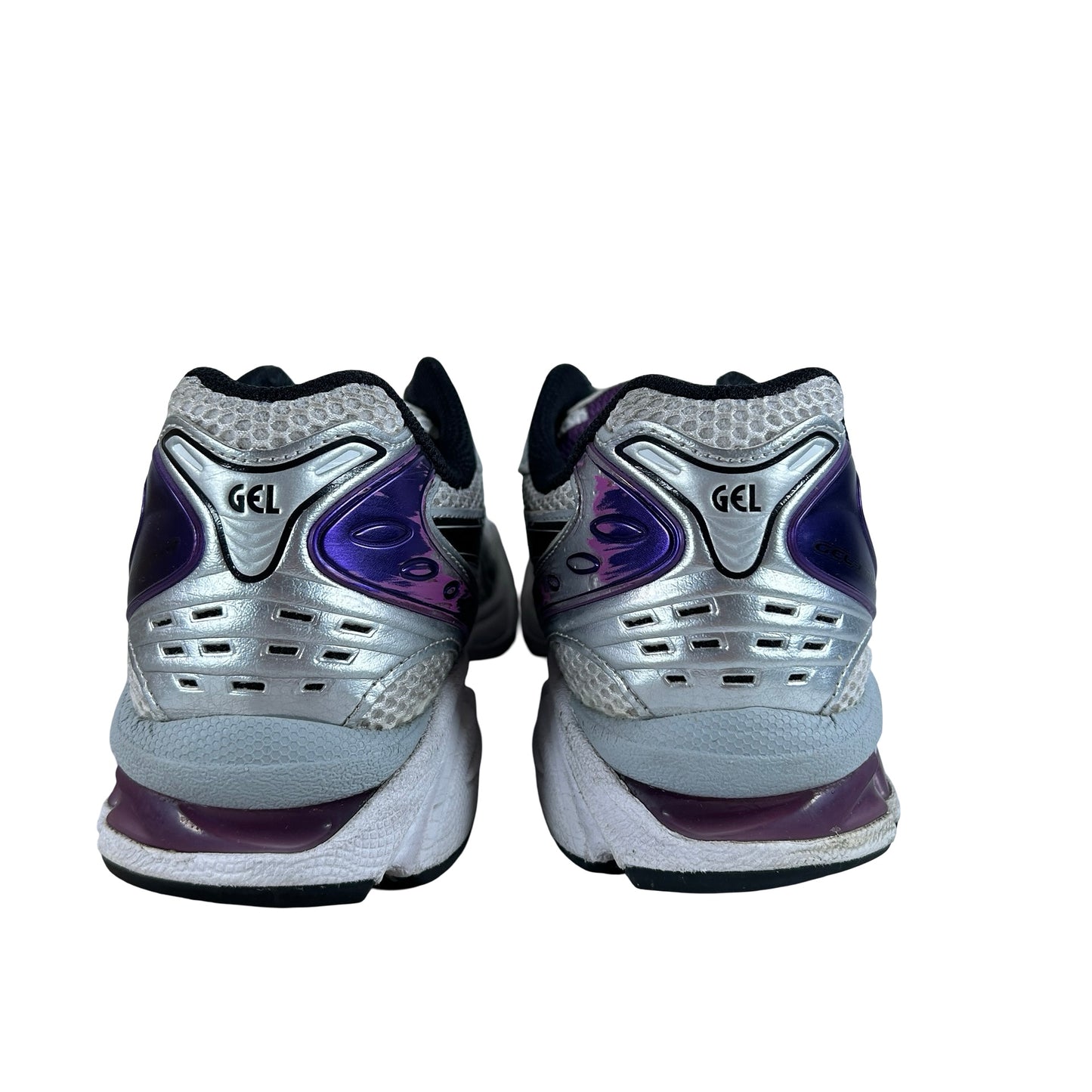 1202A056 111 ASICS Gel-Kayano 14 White Dark Grape (Women's) [USED] - 10 W (Used)