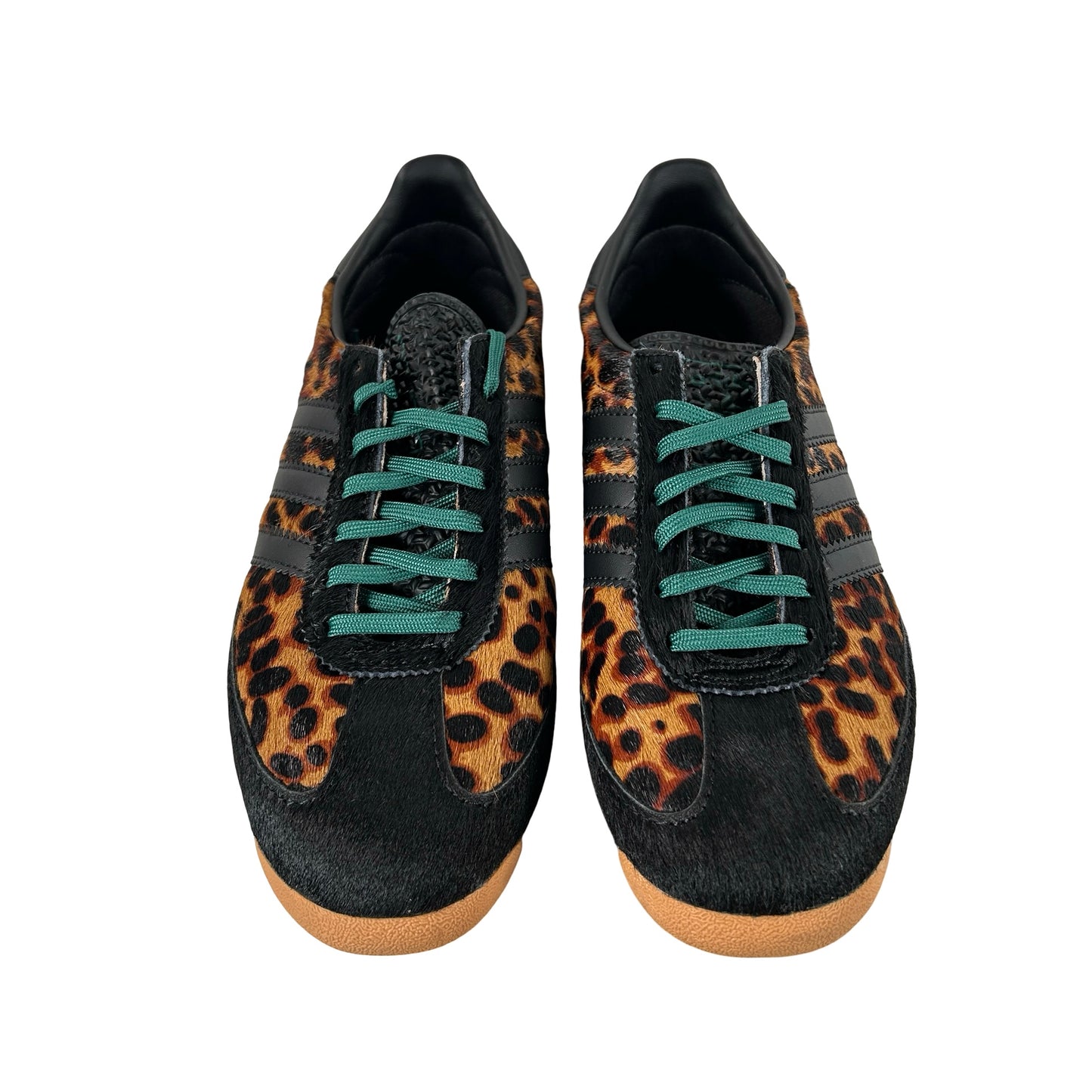 JI0187  adidas SL 72 OG Leopard Print Collegiate Green (Women's) [USED] - 6 W (Used)
