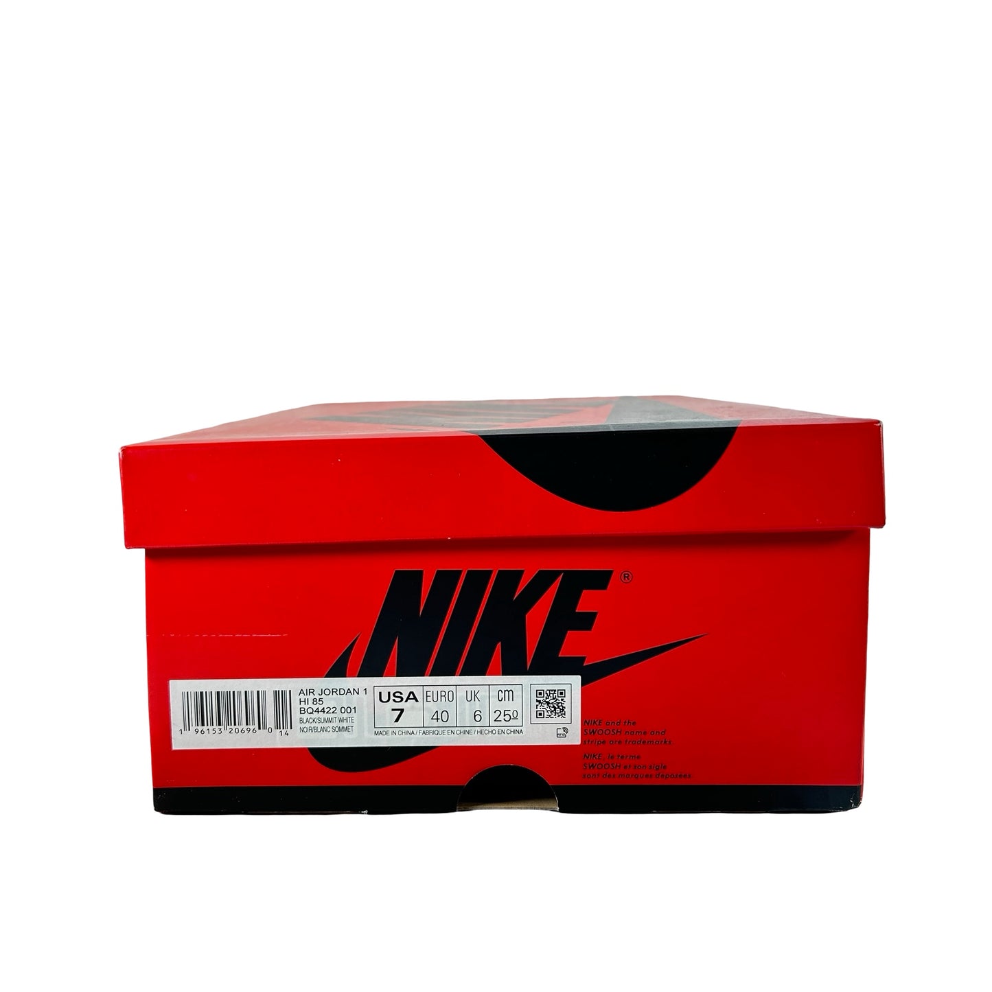 BQ4422 001 Jordan 1 Retro High 85 Black White (2023) [USED] - 7 M (Used)