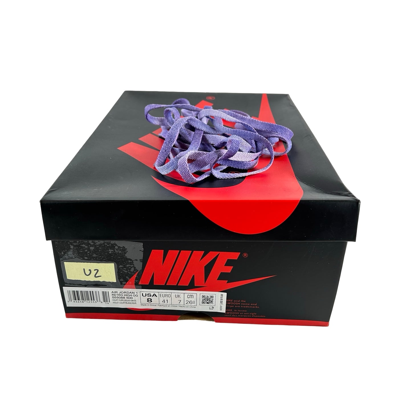 555088 500 Jordan 1 Corte Púrpura