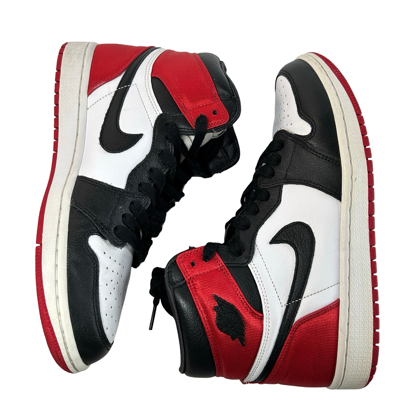 CD0461 016 AJ1 Satin Black Toe [USED] - 9 W (Used)