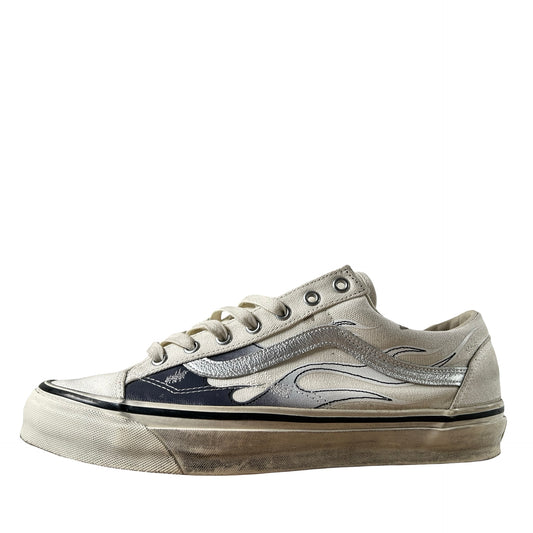 VN000D9RCCZ Vans LX Old Skool Archive Flame White [USED] - 11.5 M (Used)