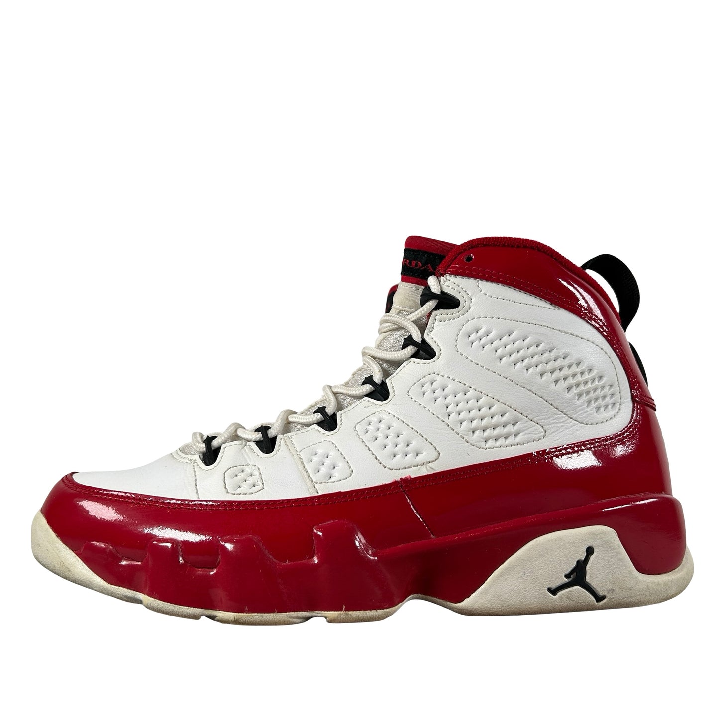 302370 160 Jordan 9 Retro White Gym Red [USED] - 7.5 M (Used)