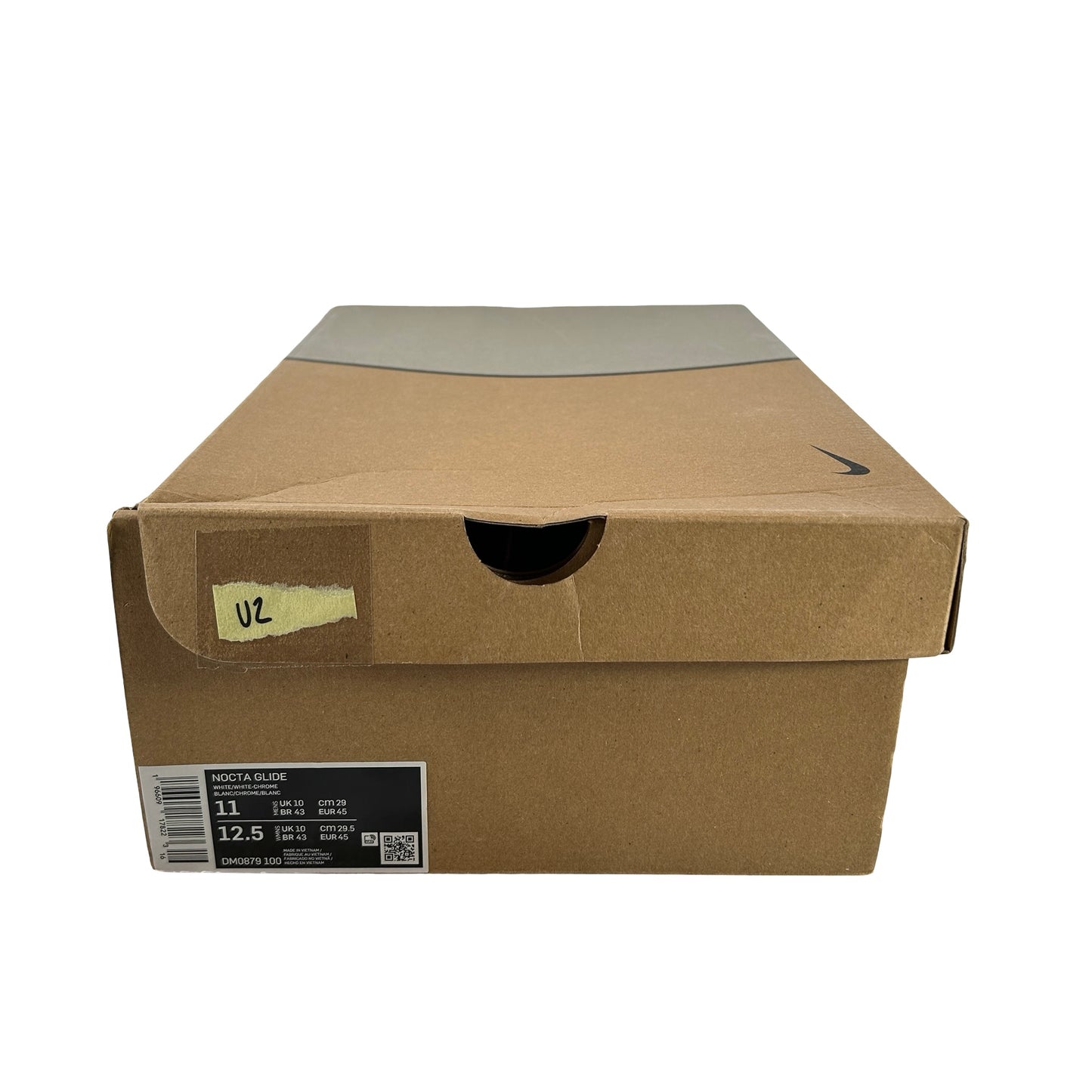DM0879 100 Nike NOCTA Glide Drake White Chrome [USED] - 11 M (Used2)