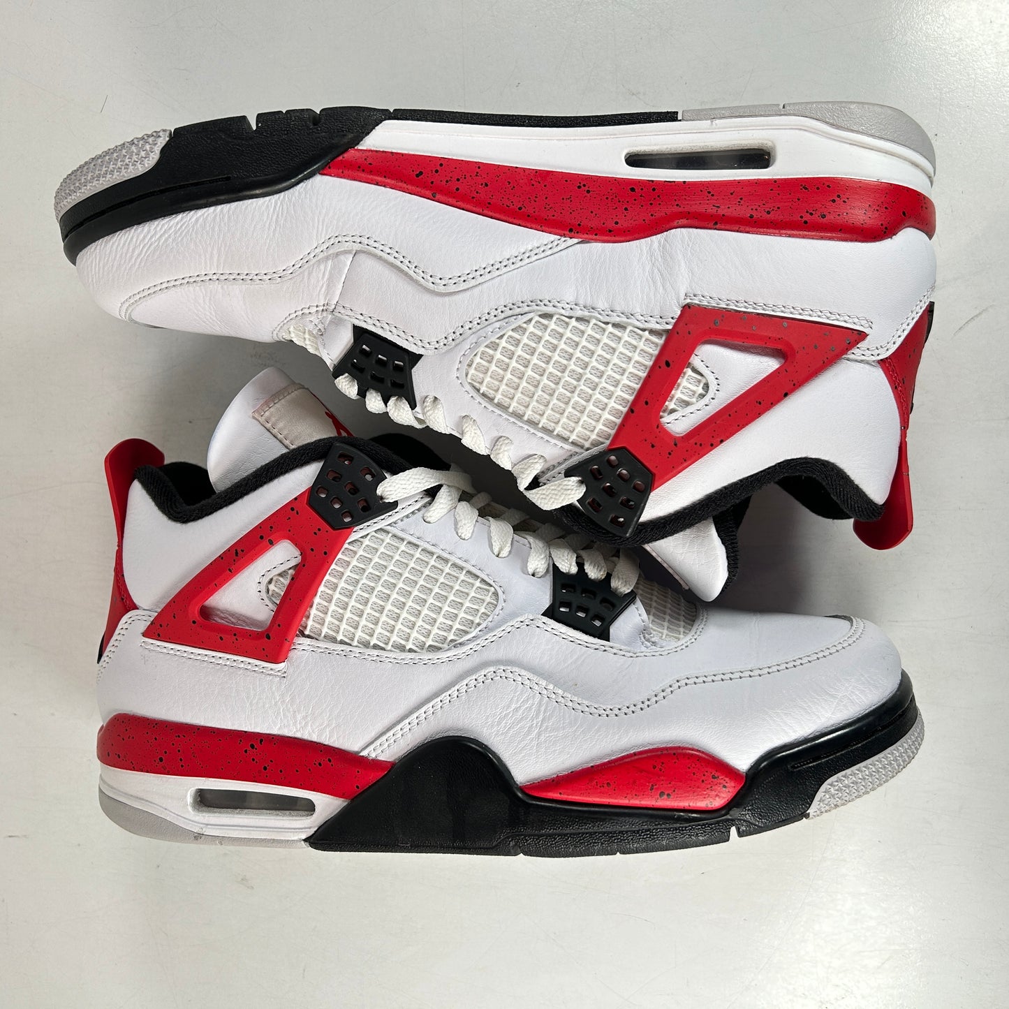 DH6927 161 Jordan 4 Retro Red Cement [USED] - 9.5 M (Used) (Replace Box)