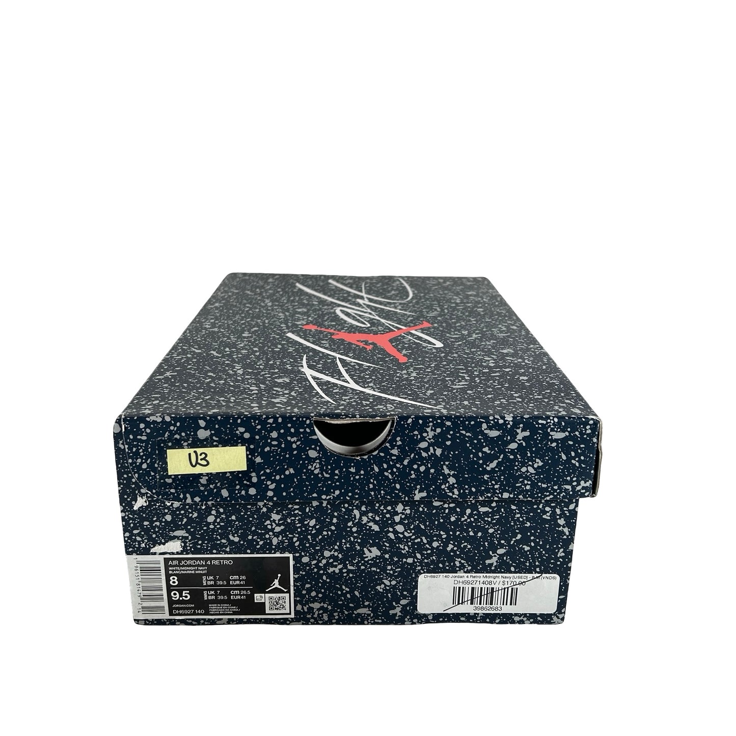 DH6927 140 Jordan 4 Retro Midnight Navy [USED] - 8 M (Used3)