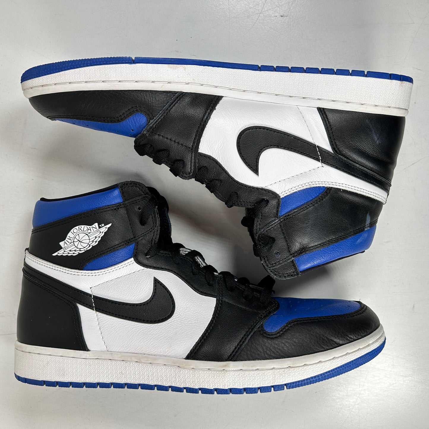 555088 041 Jordan 1 Royal Toe [USED] - 13 M (Used2) (No Box)