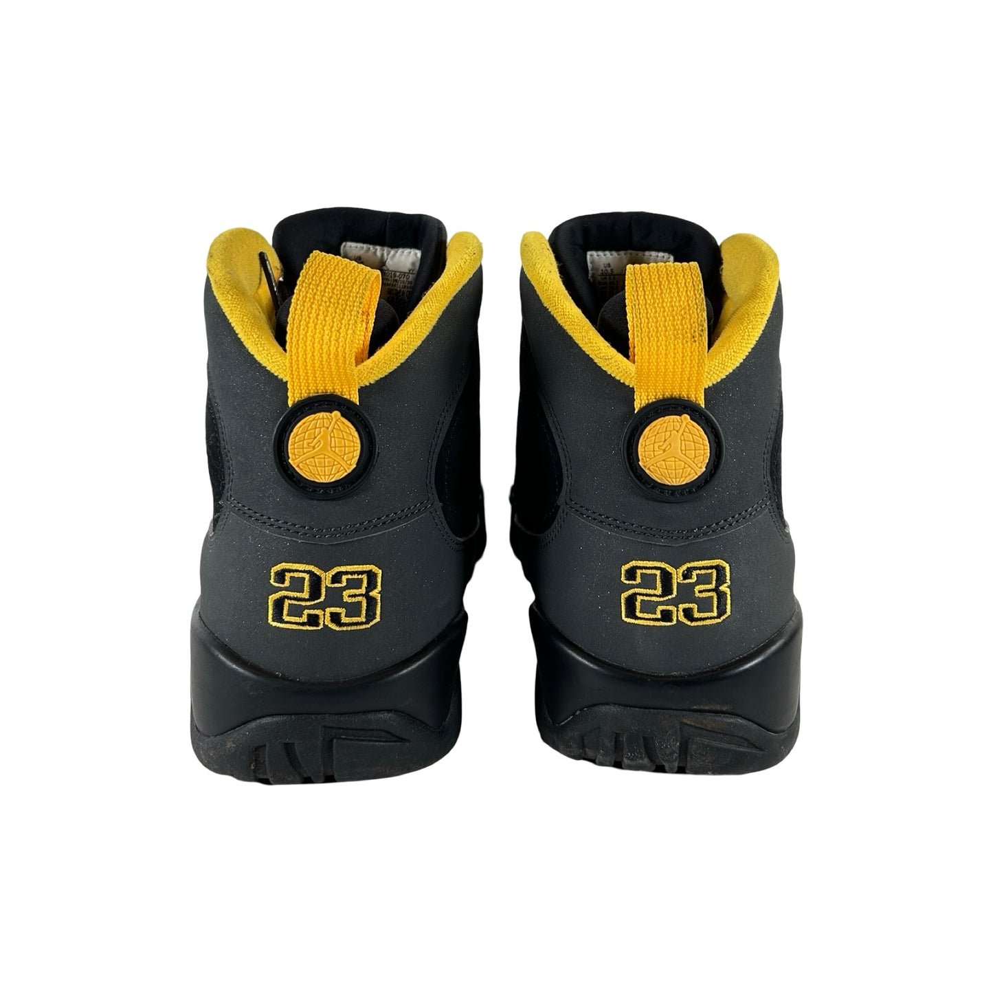 CT8019 070 Jordan 9 Retro Dark Charcoal University Gold [USED] - 10.5 M (Used)