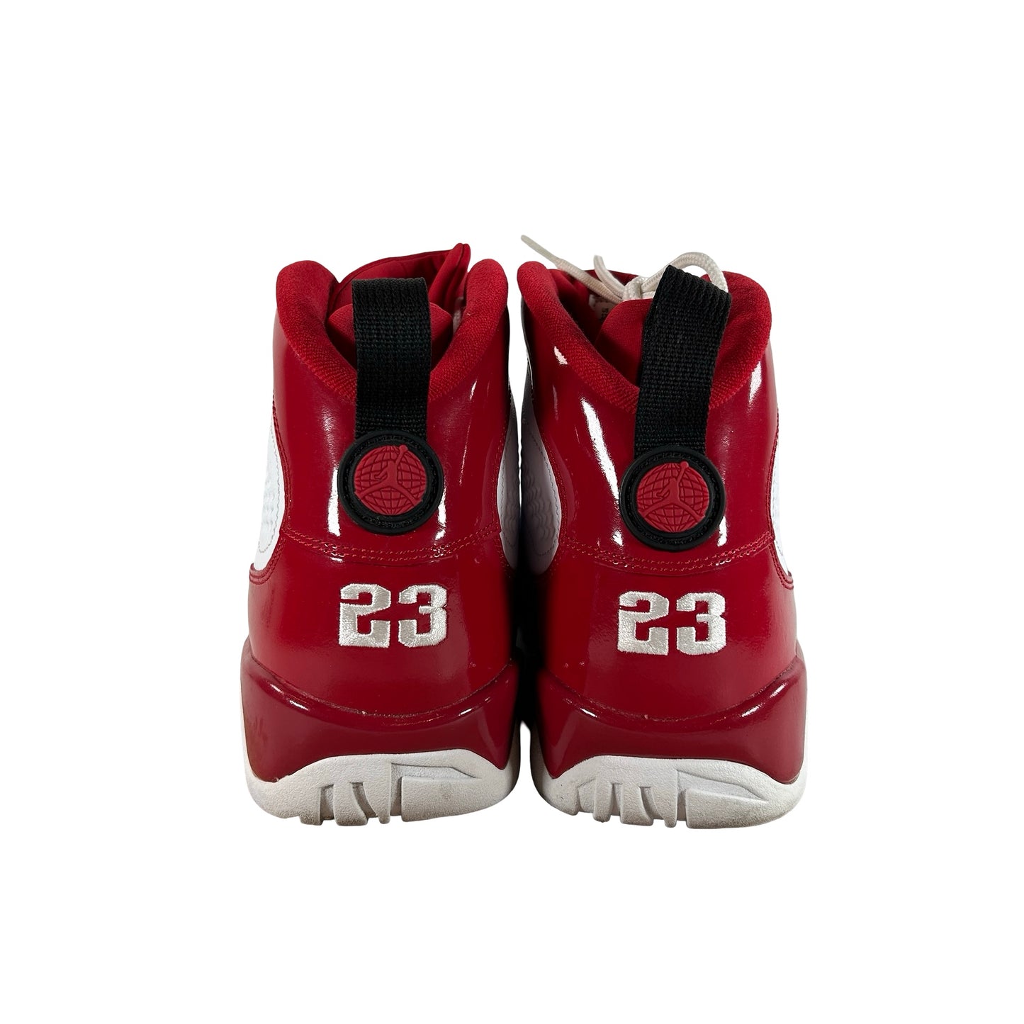 302370 160 Jordan 9 Retro White Gym Red [USED] - 12 M (Used) (No Insoles)