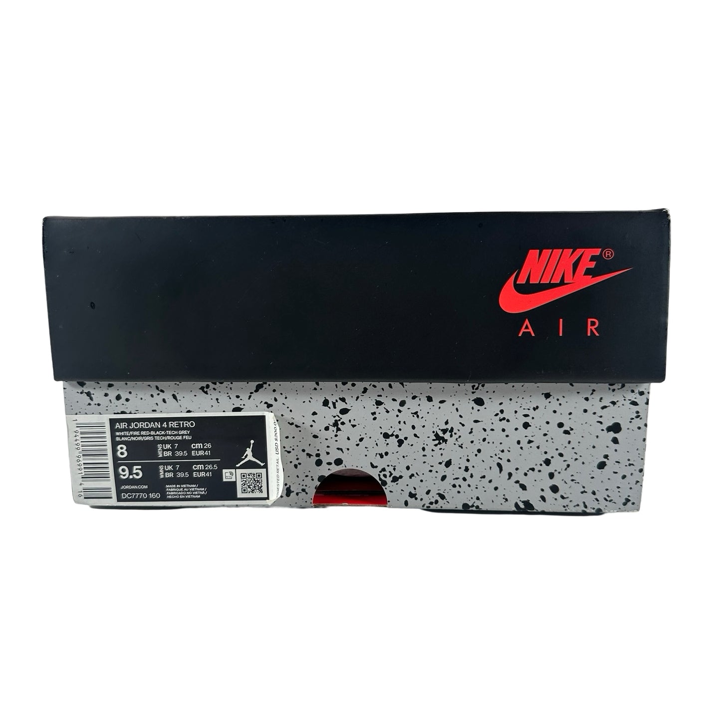 487471 160 Jordan 14 Retro Black Toe (2024) [USED] - 9.5 M (Used4)