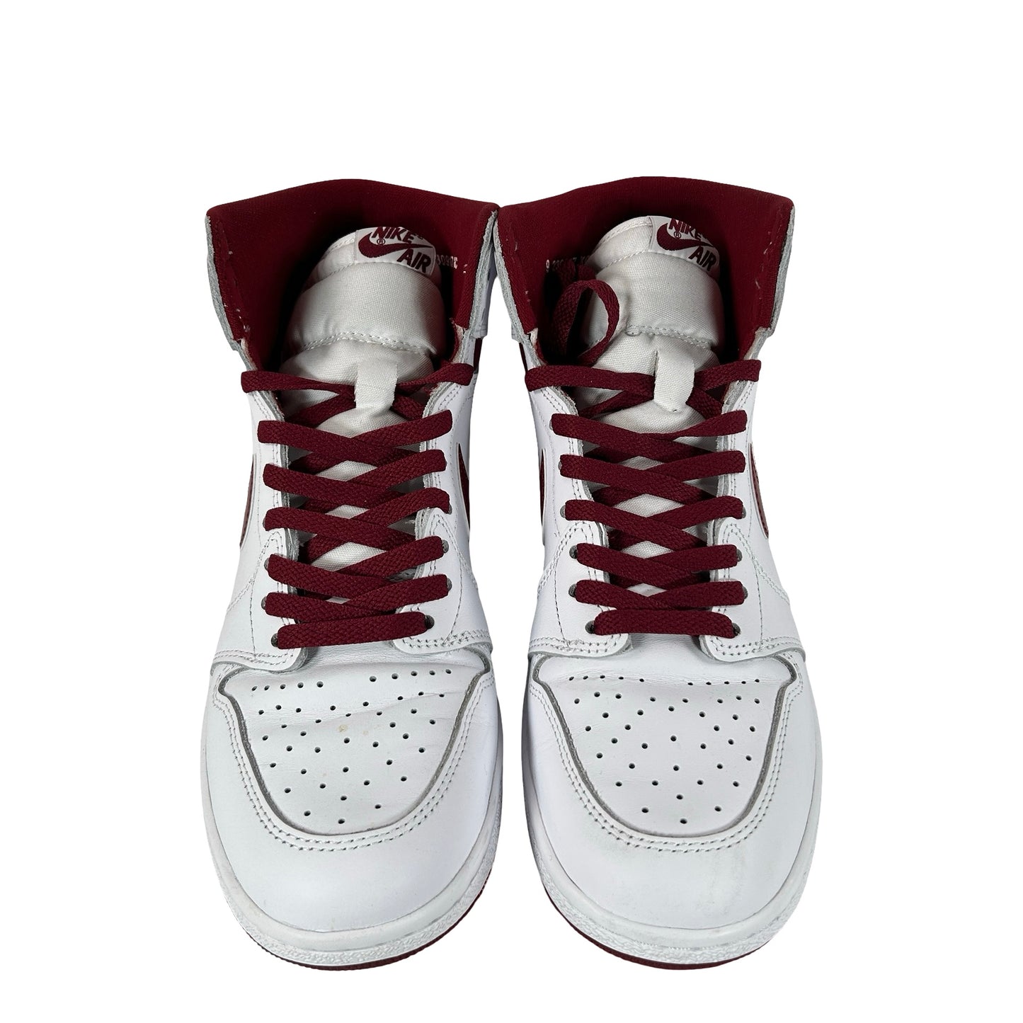 BQ4422 161 Jordan 1 Retro High 85 OG Metallic Burgundy [USED] - 9 M (Used)