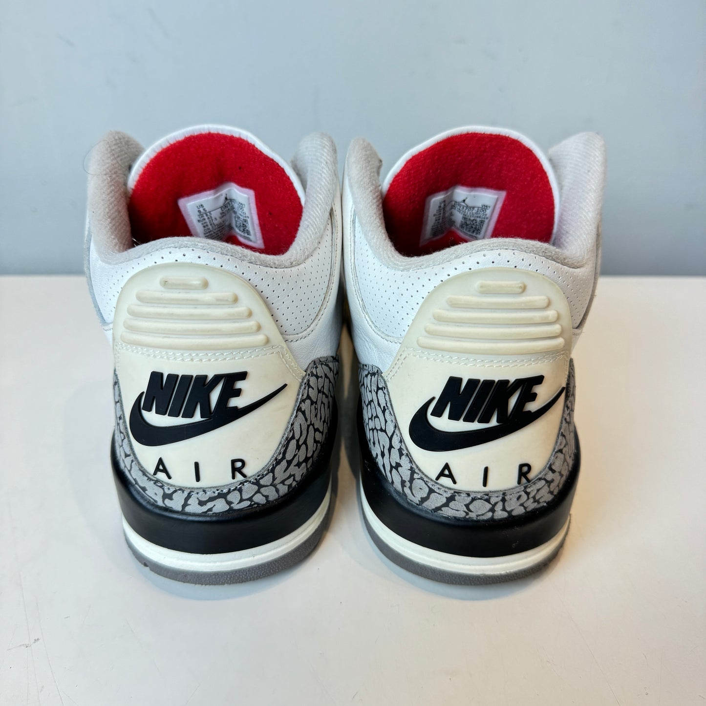 DN3707 100 Jordan 3 Retro White Cement Reimagined [USED] - 9.5 M (Used) (No Box)