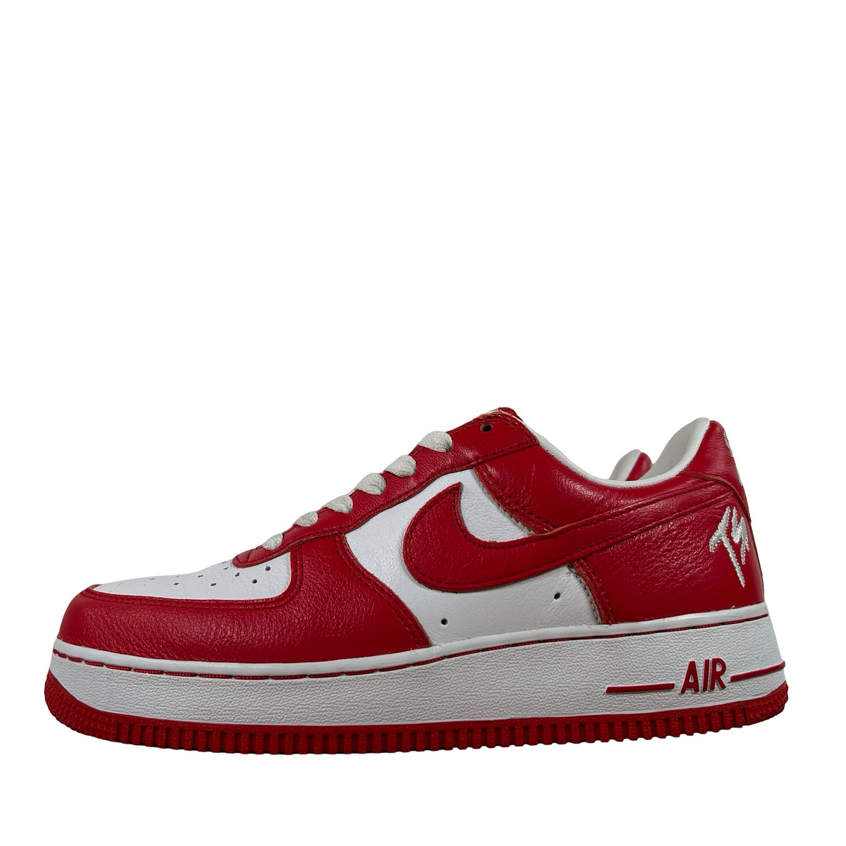 II4391 100 Nike Air Force 1 Low QS Terror Squad White University Red [USED] - 7 M (Used)