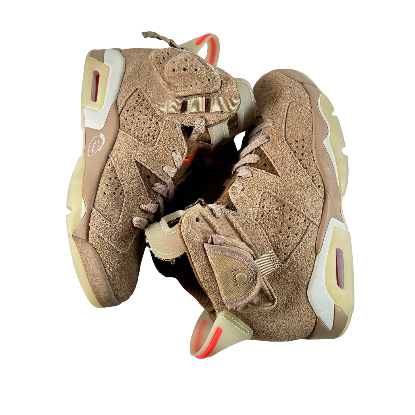 DH0690 200 Jordan 6 Retro Travis Scott British Khaki [USED] - 5.5 M (Used) (No Box)