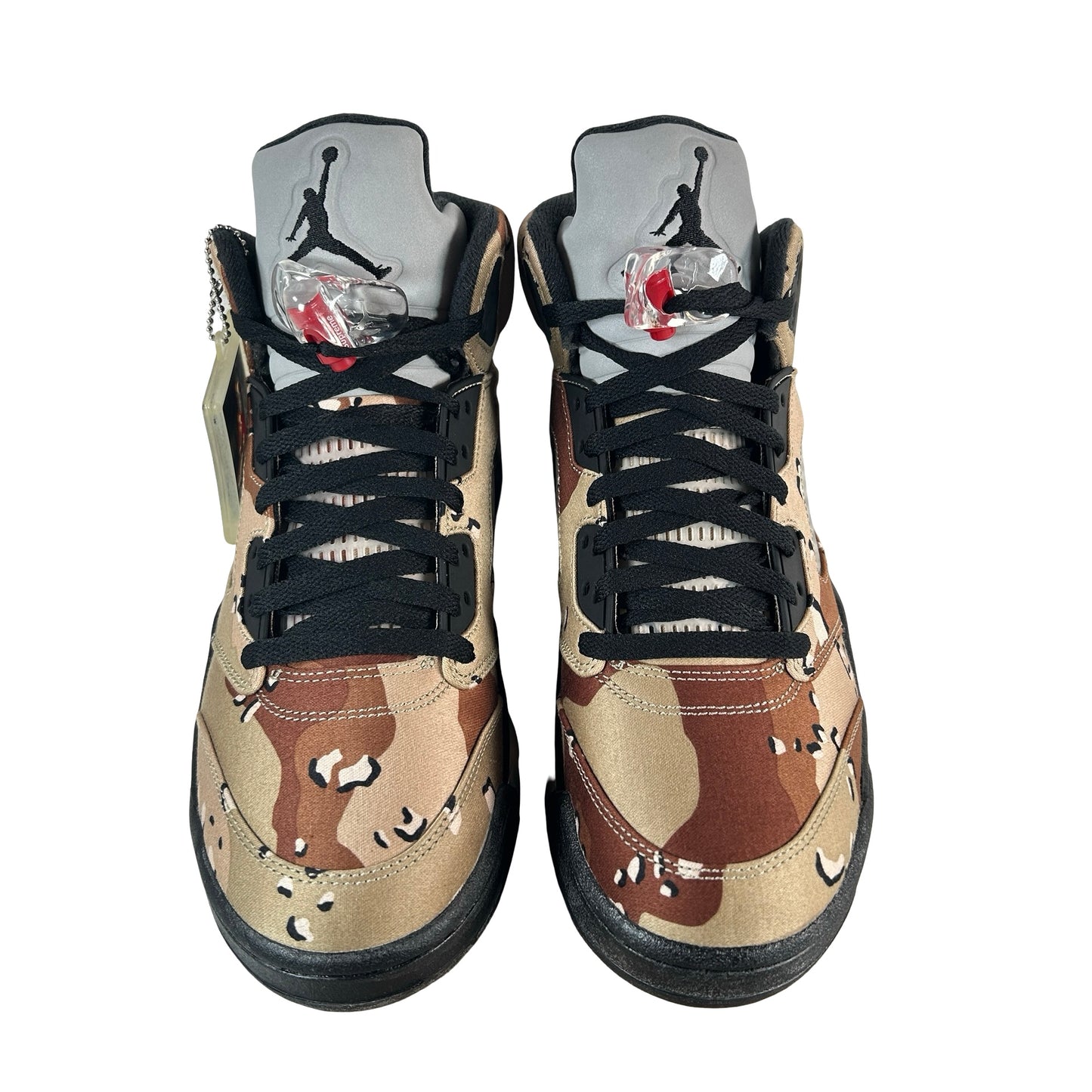 824371 201 Jordan 5 Retro Supreme Desert Camo - 9 M (Ashy Soles)