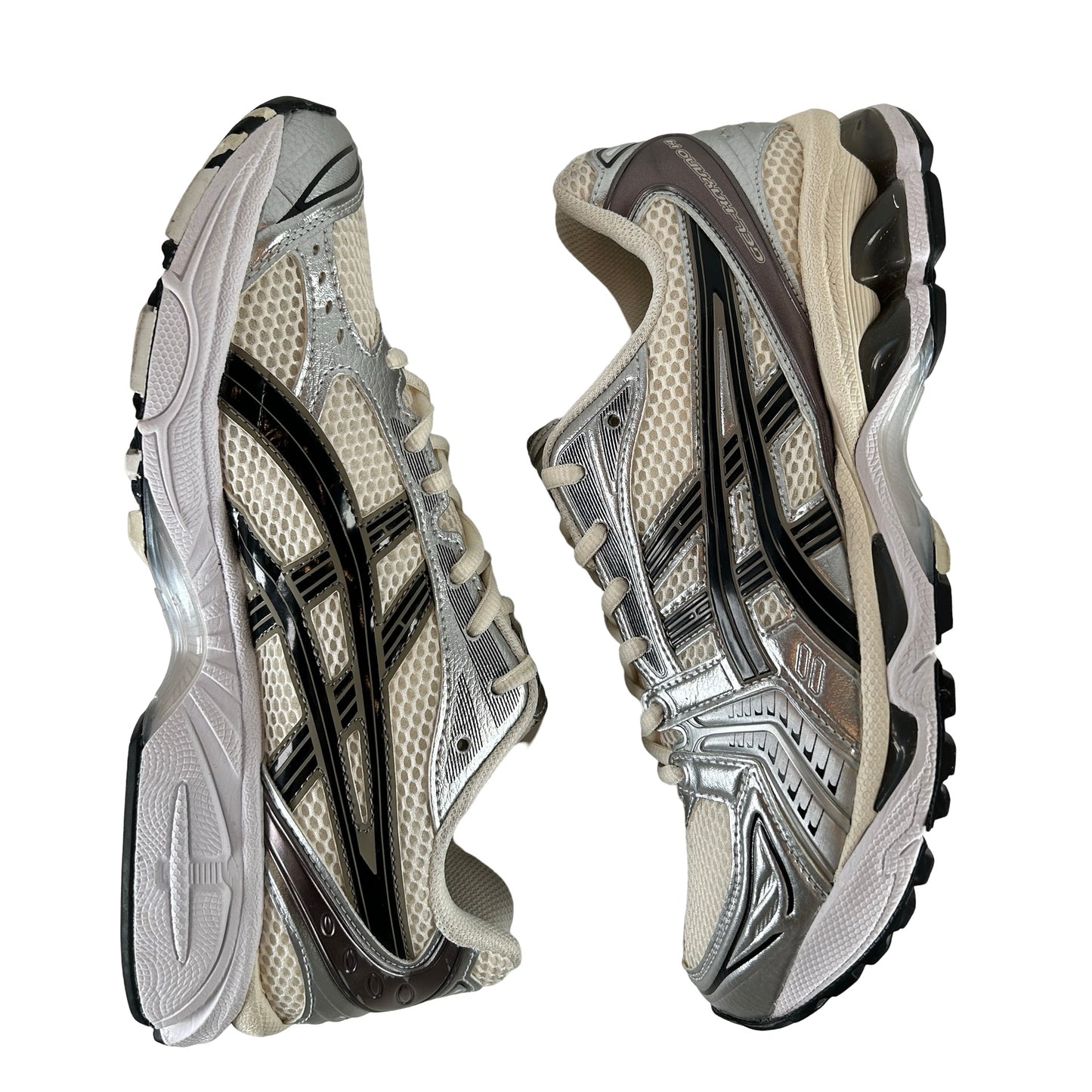 1201A019 108 ASICS Gel-Kayano 14 Crema Negro Metálico Ciruela