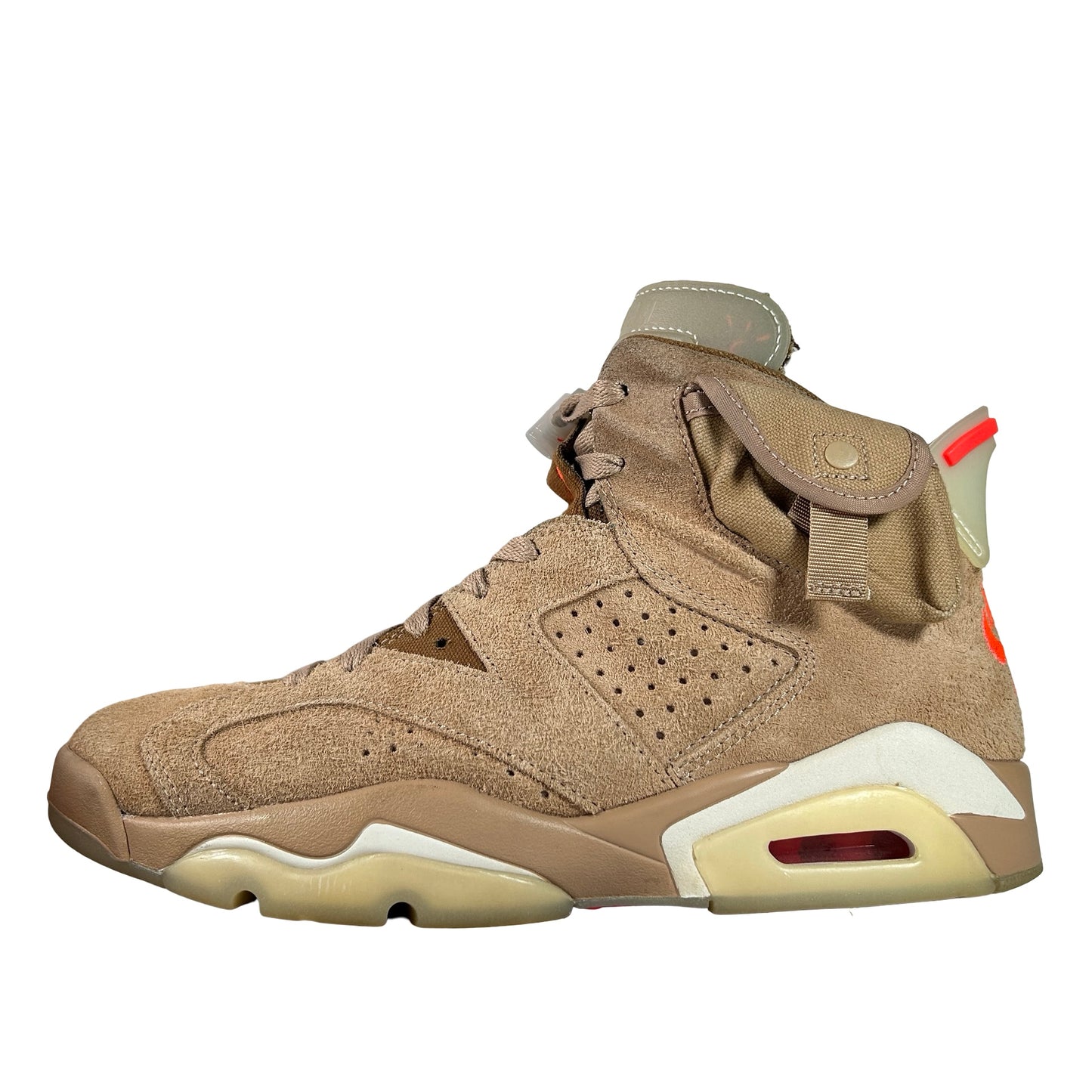 DH0690 200 Jordan 6 Retro Travis Scott British Khaki [USED] - 9 M (Used11)