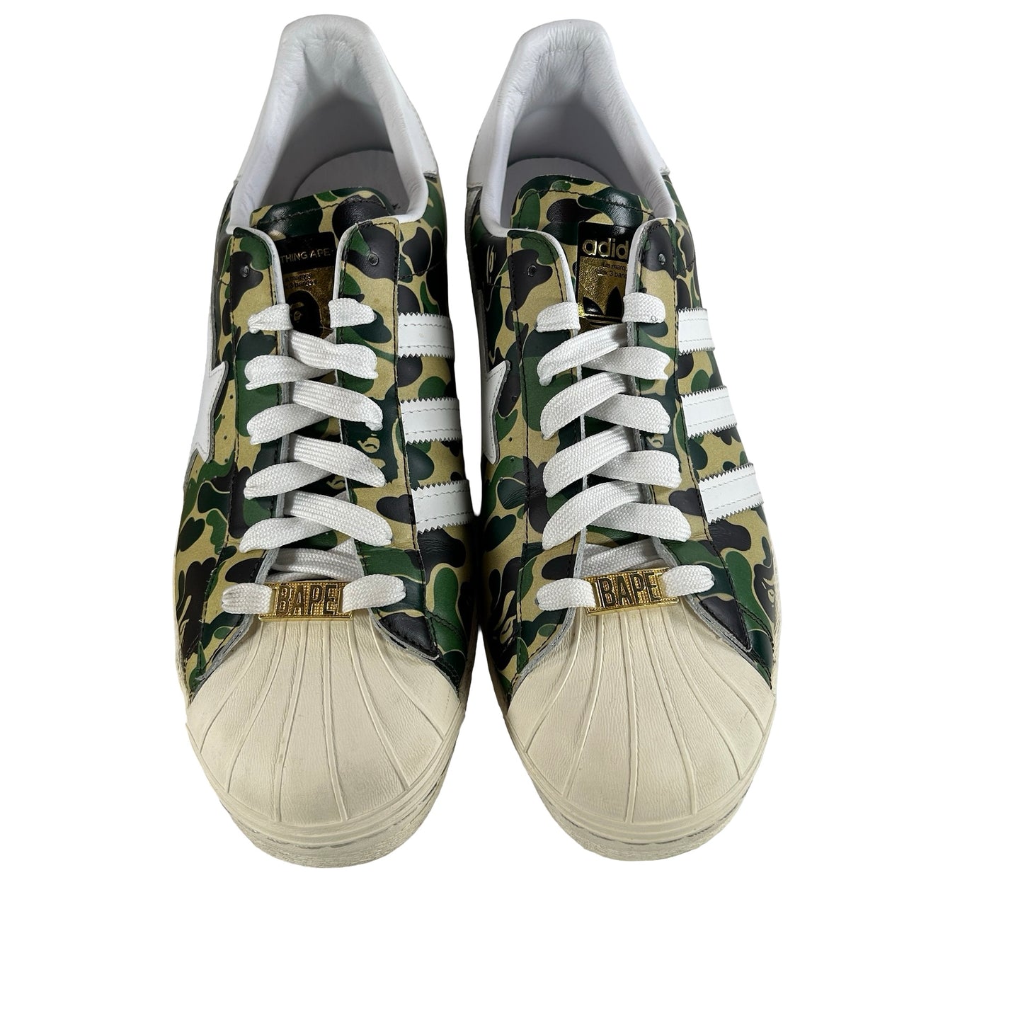 GZ8981 adidas Superstar Bape ABC Camo Green [USED] - 12 (Used) (No Box)