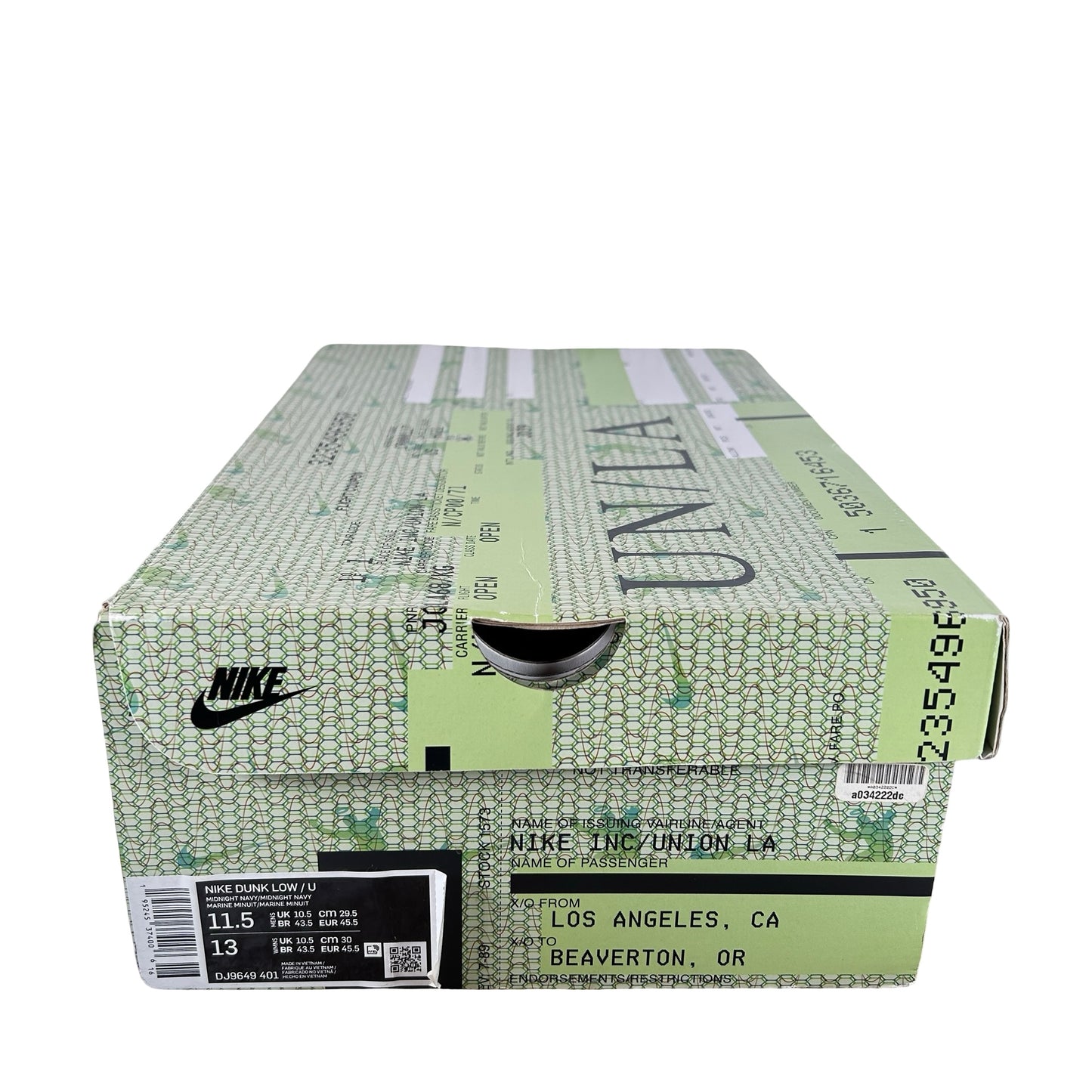DJ9649 401 Dunk Low Union Pistachio [USED] - 11.5 M (Used)