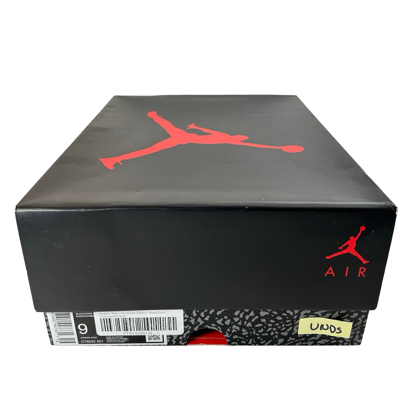 CT8532 001 Jordan 3 Retro Black Cat (2025) [USED] - 9 M (VNDS)
