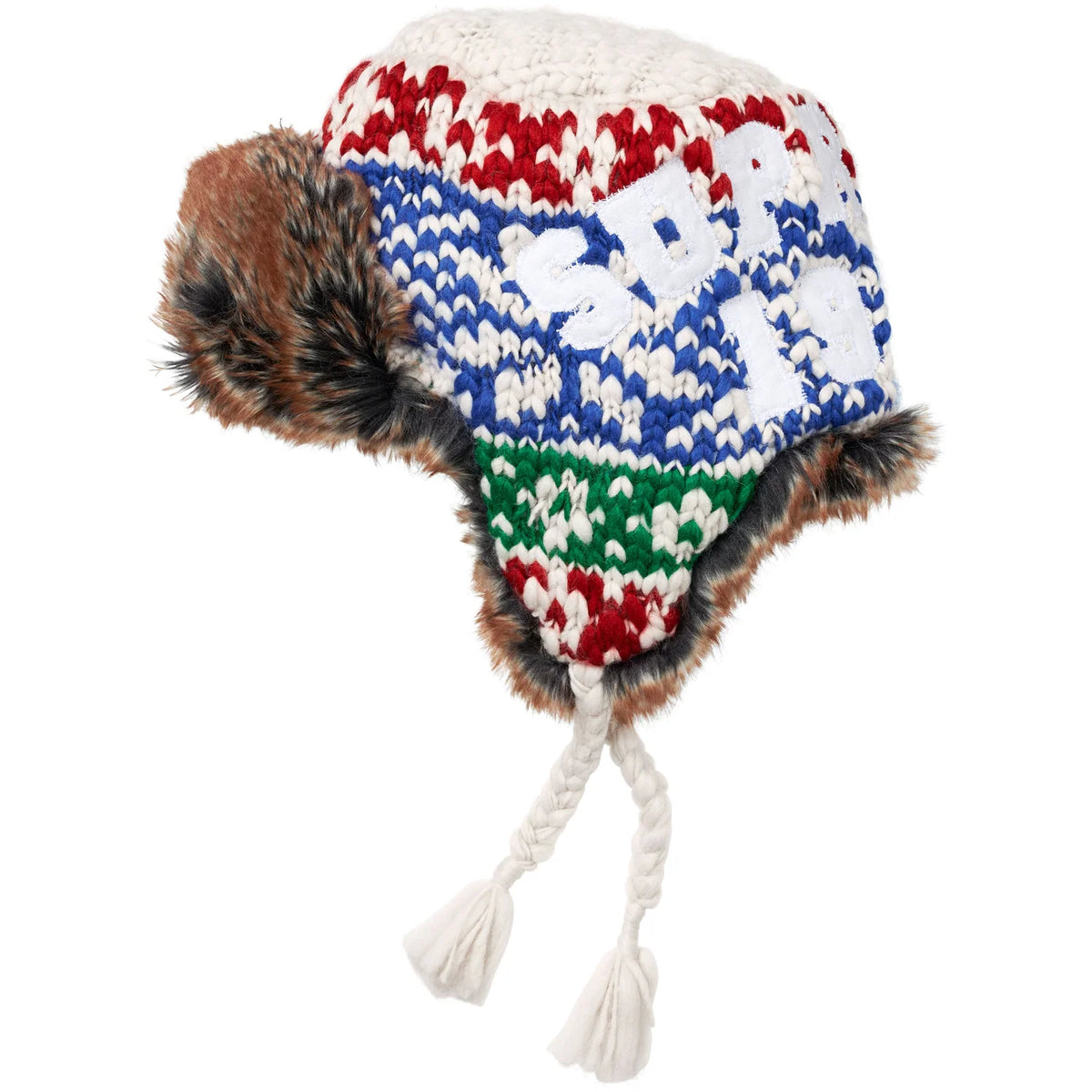Supreme Crochet Earflap Beanie (FW26)