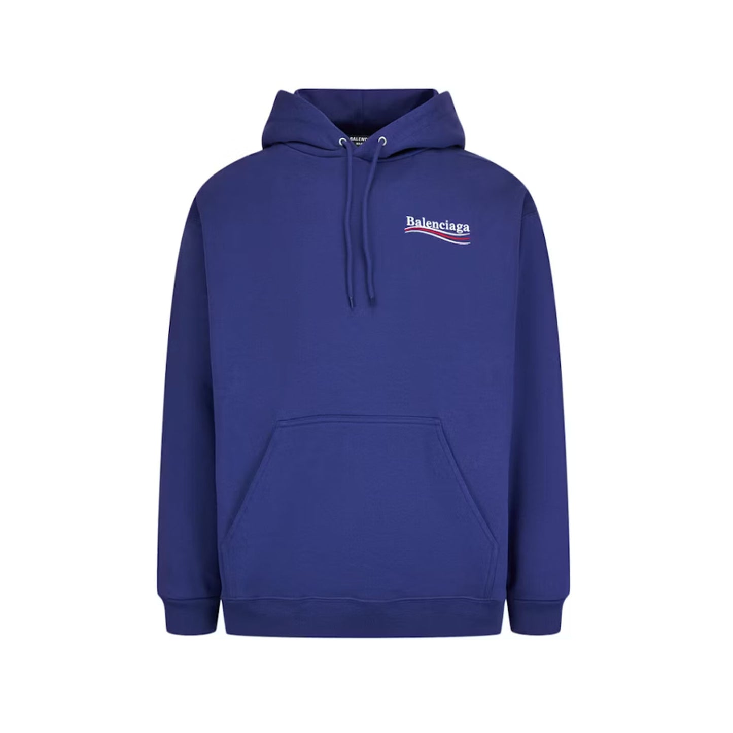 Balenciaga Political Campaign Medium Fit Hoodie Blue [USED] - L (Used)