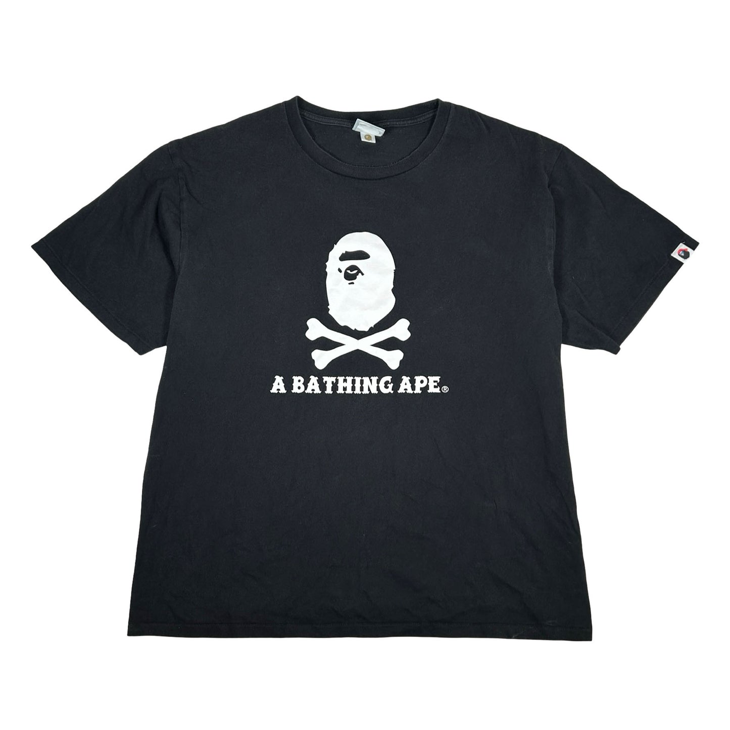 A Bathing Ape Captain Ape Crossbone T Shirt [USED] - 2XL (Used)