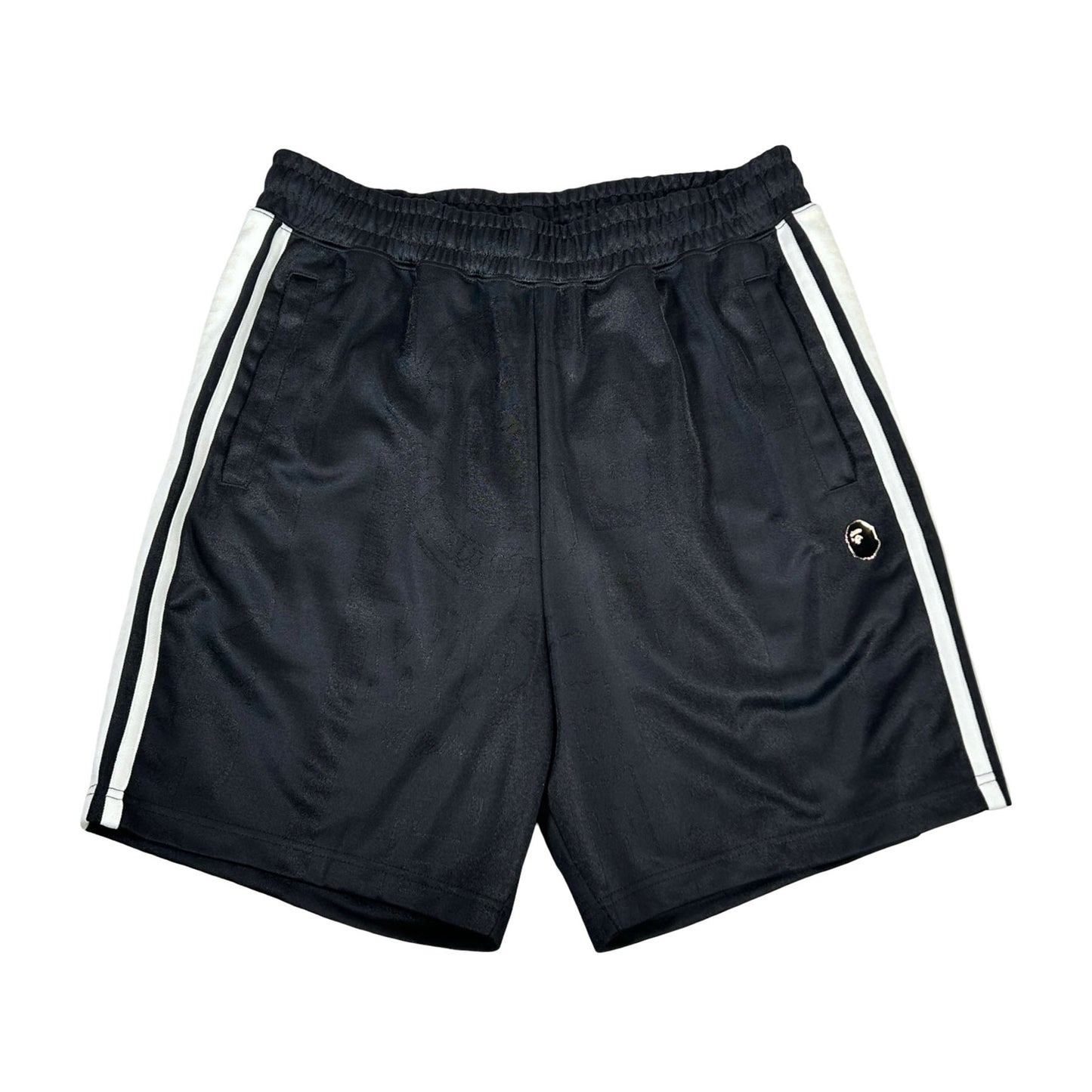 Bape One Point Black and White Shorts [USED] - L (Used)