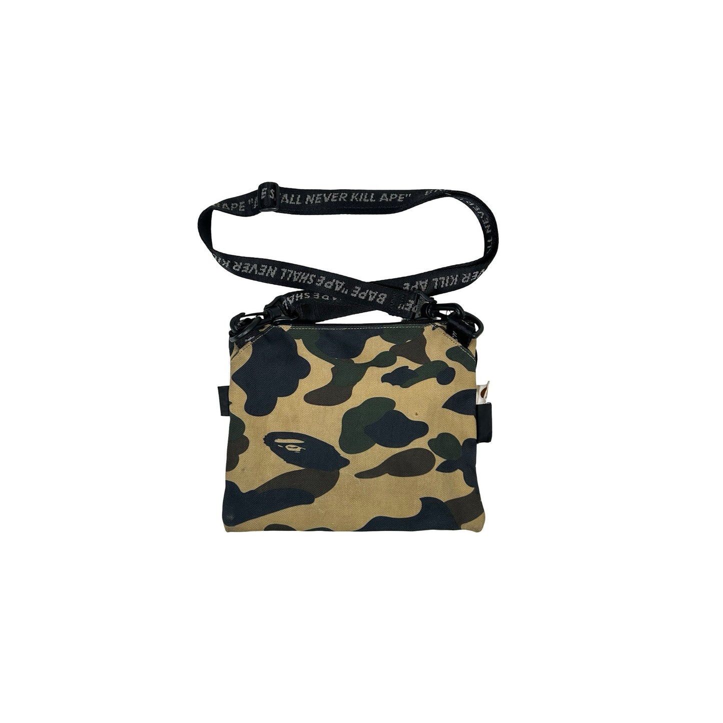 BAPE A Bathing Ape Bape x Outdoor Products 1st Camo Mini Shoulder Bag Yellow [USED]