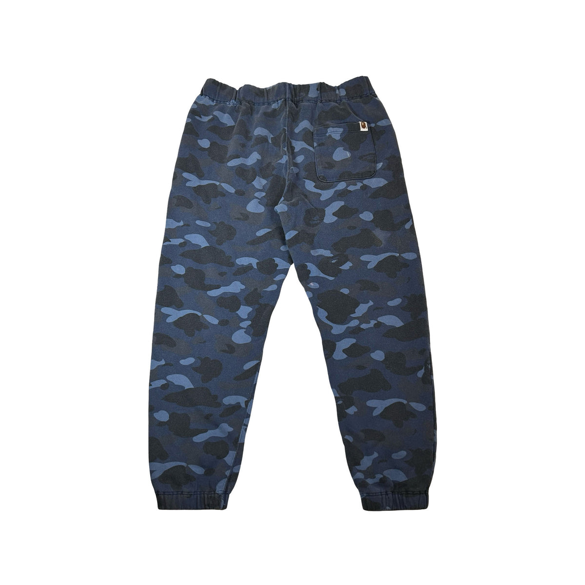 A Bathing Ape Color Camo BAPE Blue Camo Sweatpant [USED] - L (Used)