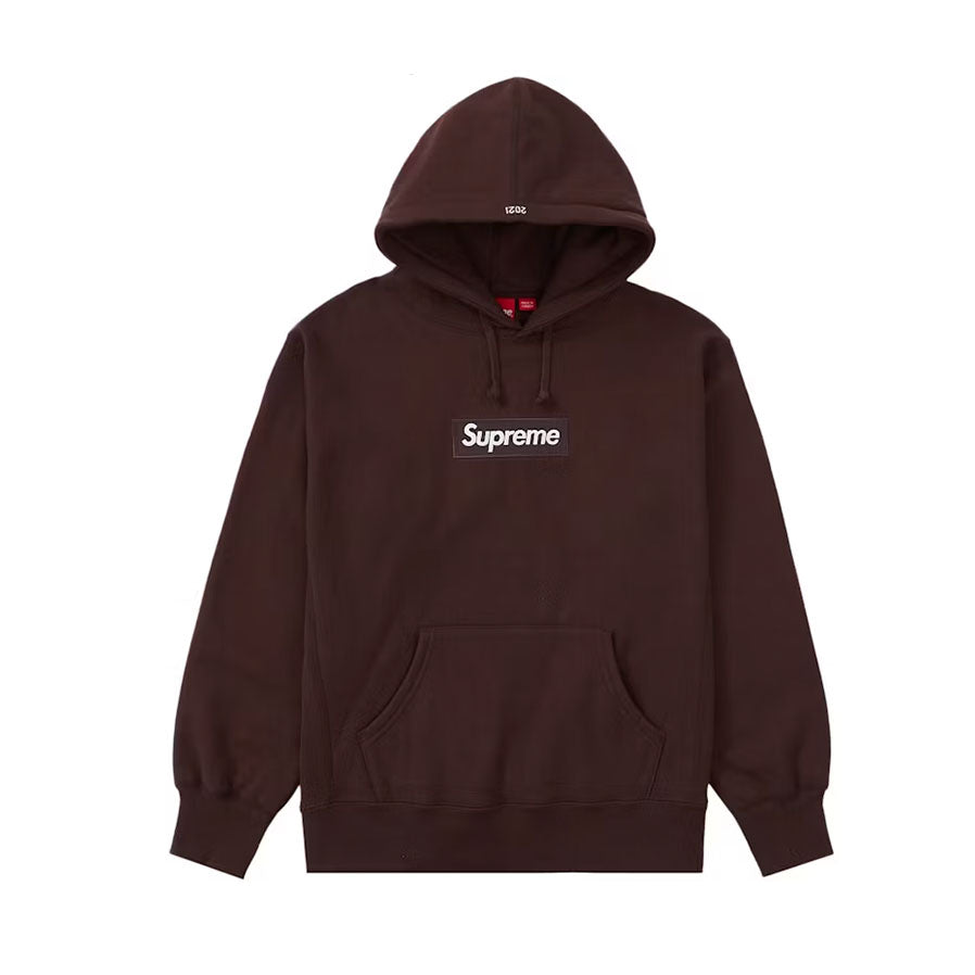 Supreme Box Logo Hooded Sweatshirt (FW21) Dark Brown