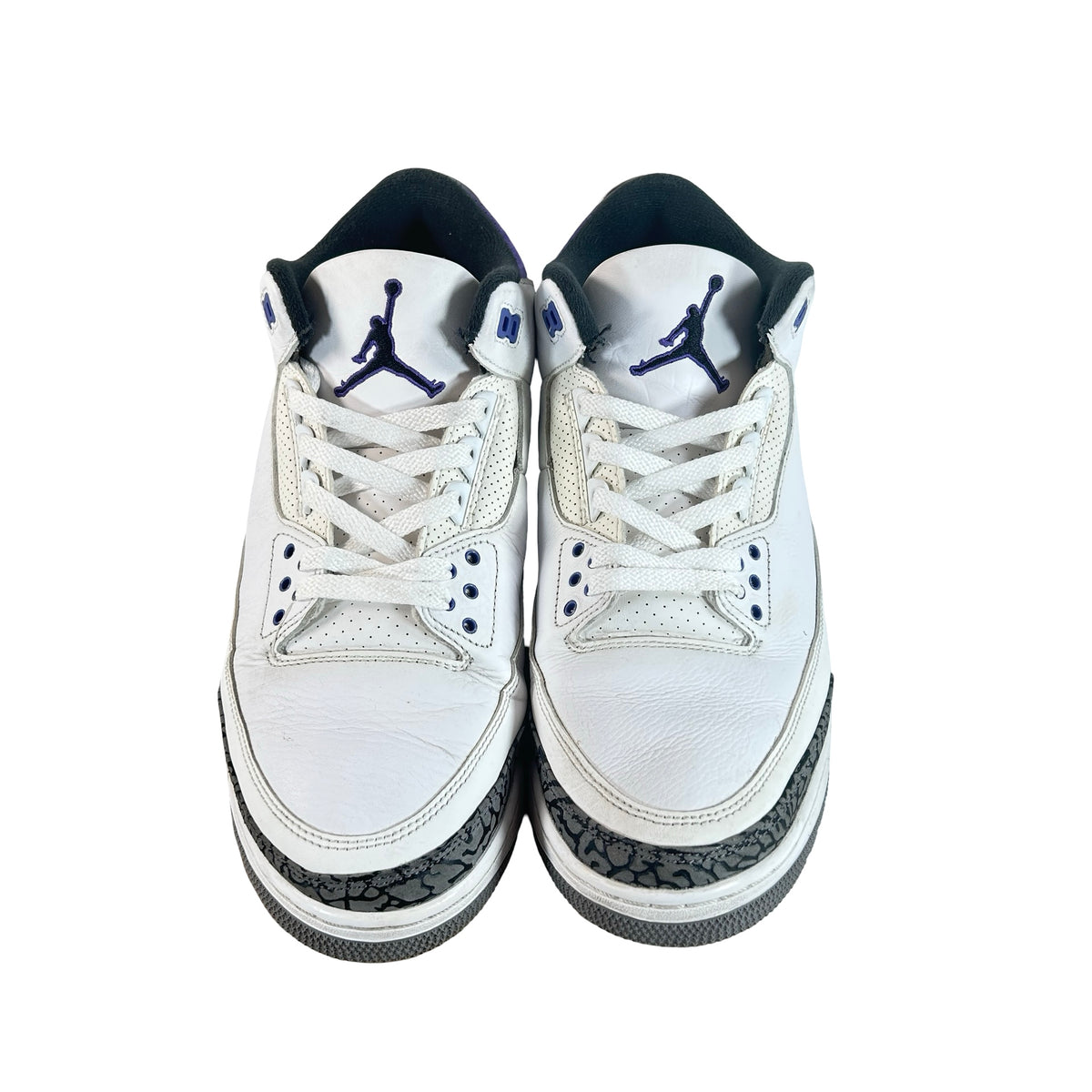 CT8532 105 Jordan 3 Retro Dark Iris [USED] - 12 M (Used) (No Box)