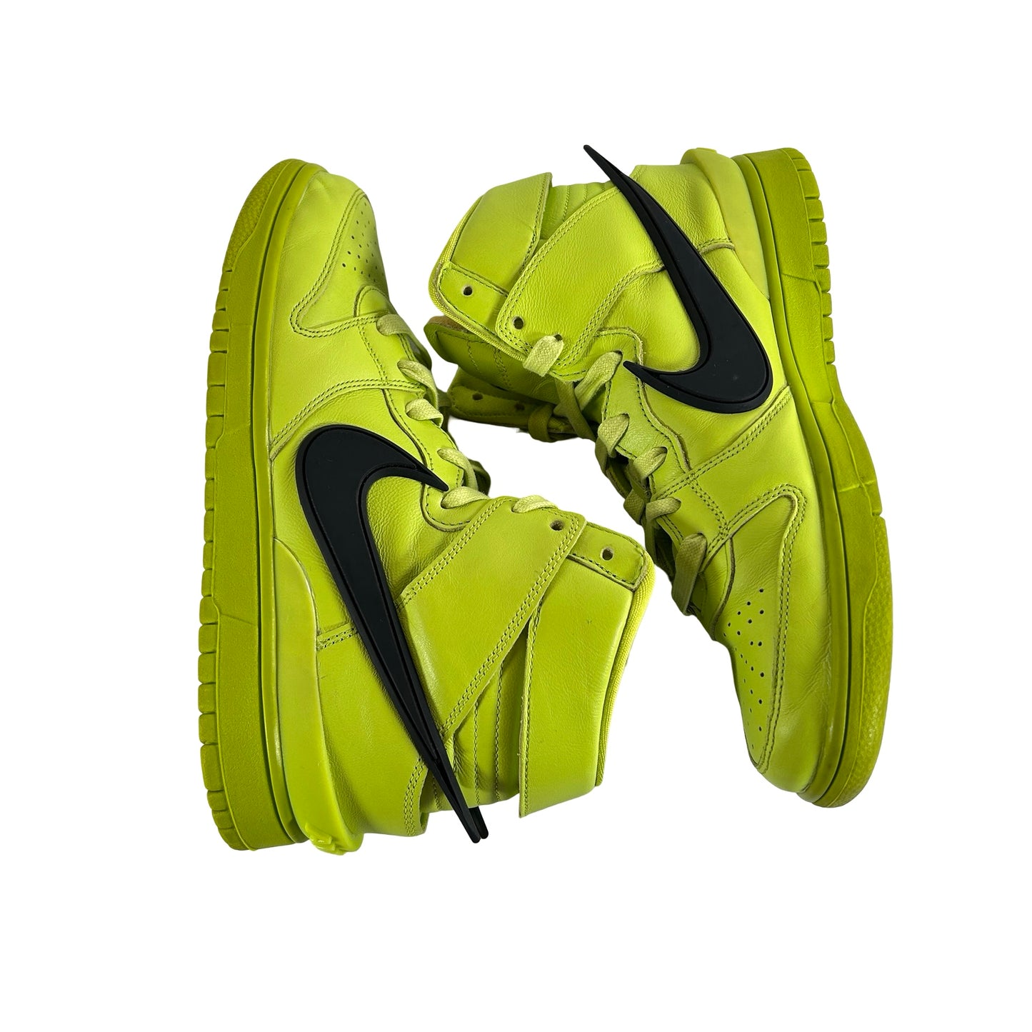 CU7544 300 Nike Dunk High AMBUSH Flash Lime [USED] - 8.5 M (Used) (No Box)