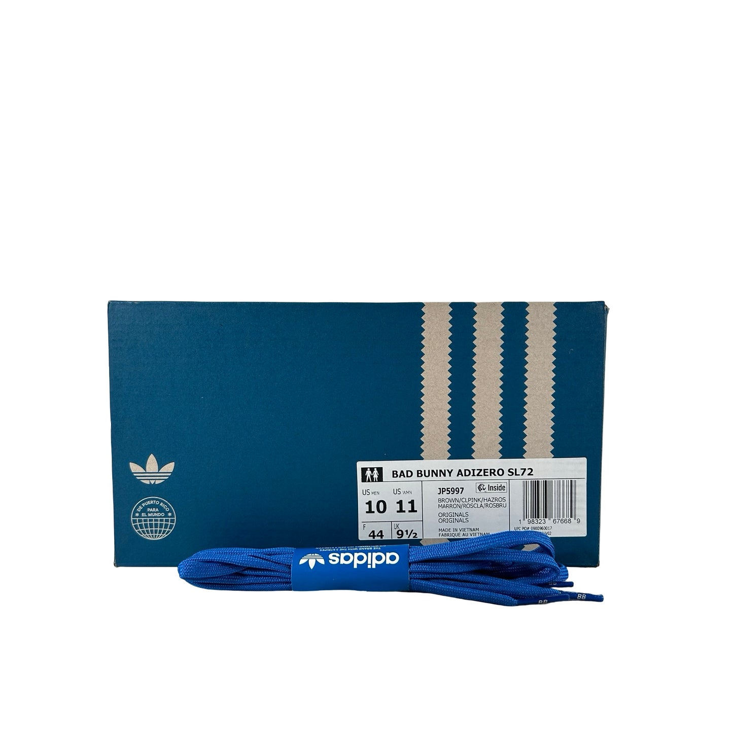 JP5997 Adidas Adizero SL 72 Bad Bunny Brown Clear Pink [USED] - 10 M (Used)