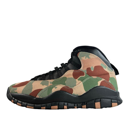 310805 200 Jordan 10 Retro Duck Camo [USED] - 9 M (Used)