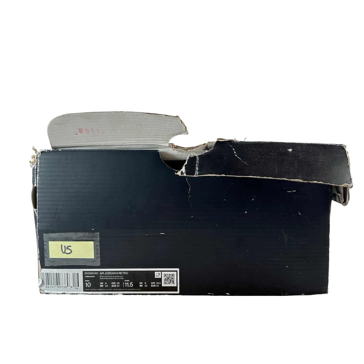 DX2836 001 Jordan 6 Retro Chrome [USED] - 10 M (Used5)