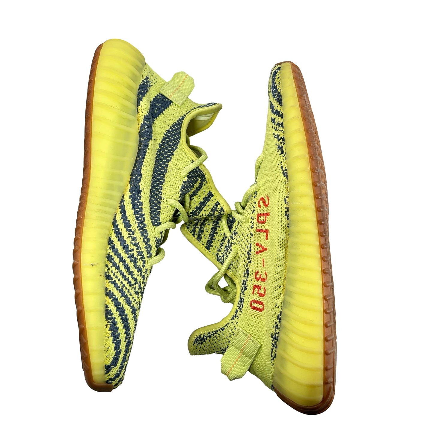 B37572 adidas Yeezy Boost 350 V2 Semi Frozen Yellow [USED] - 10.5 M (Used) (No Box)
