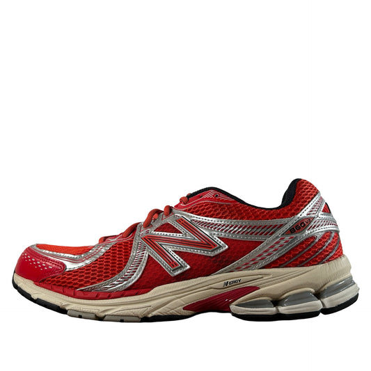 ML860DD2 New Balance 860v2 Aimé Leon Dore Red Grey [USED] - 12 M (Used) (No Box)