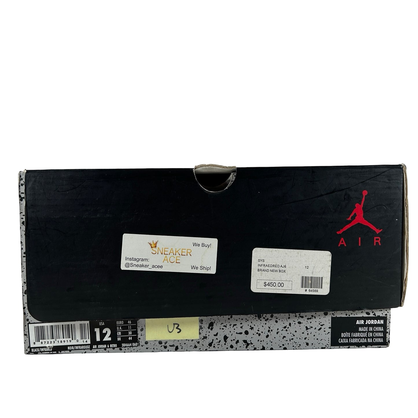 384664 060 Jordan 6 Infrared [USED] - 12 M (Used3)