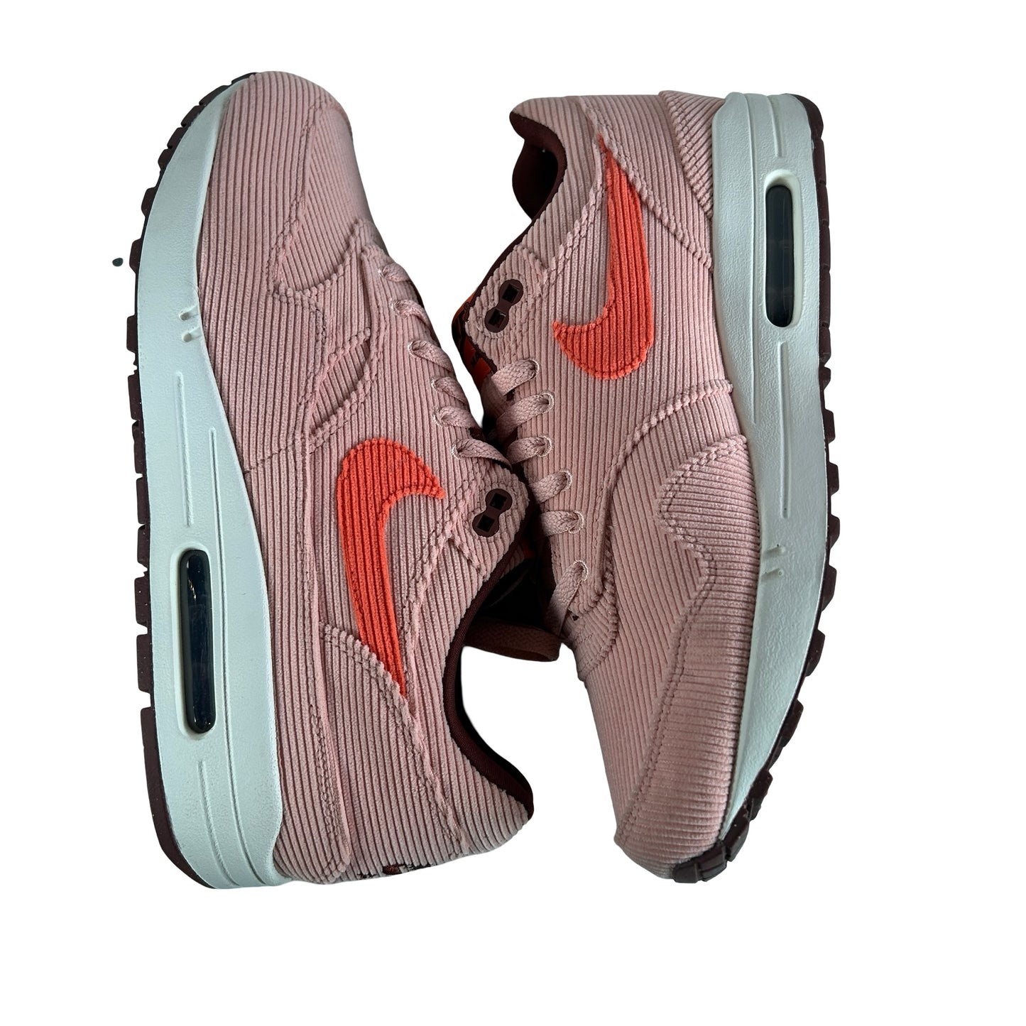 FB8915 600 Nike Air Max 1 PRM Corduroy Coral Stardust [USED] - 10.5 M (Used) (Replace Box)