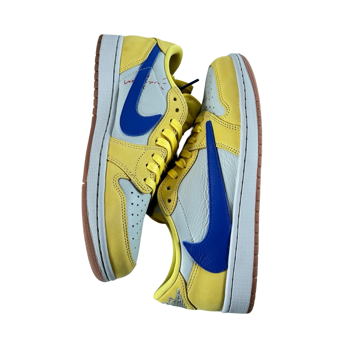 DZ4137 700 Jordan 1 Retro Low OG SP Travis Scott Canary (Women's) [USED] - 9.5 W (Used7)
