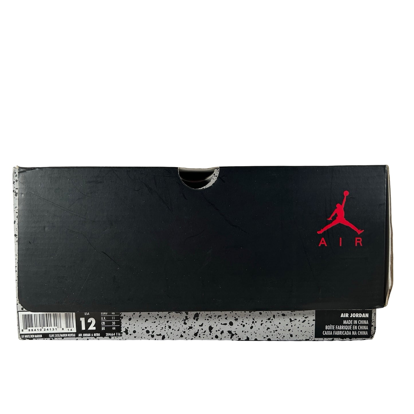 384664 116 Jordan 6 Maroon [USED] - 12 M (Used)