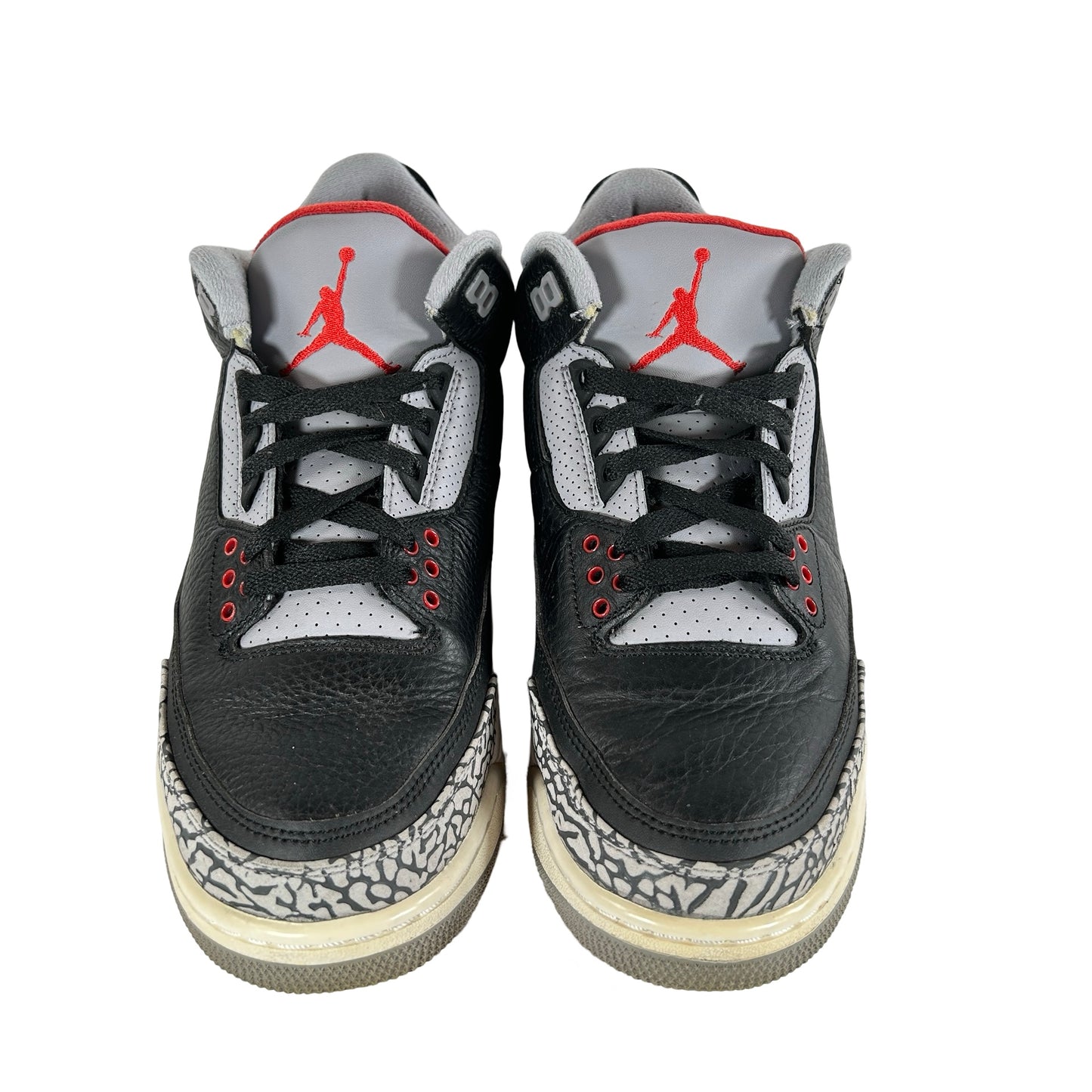 854262 001 Jordan 3 Black Cement 2018 [USED] - 8.5 M (Used5)