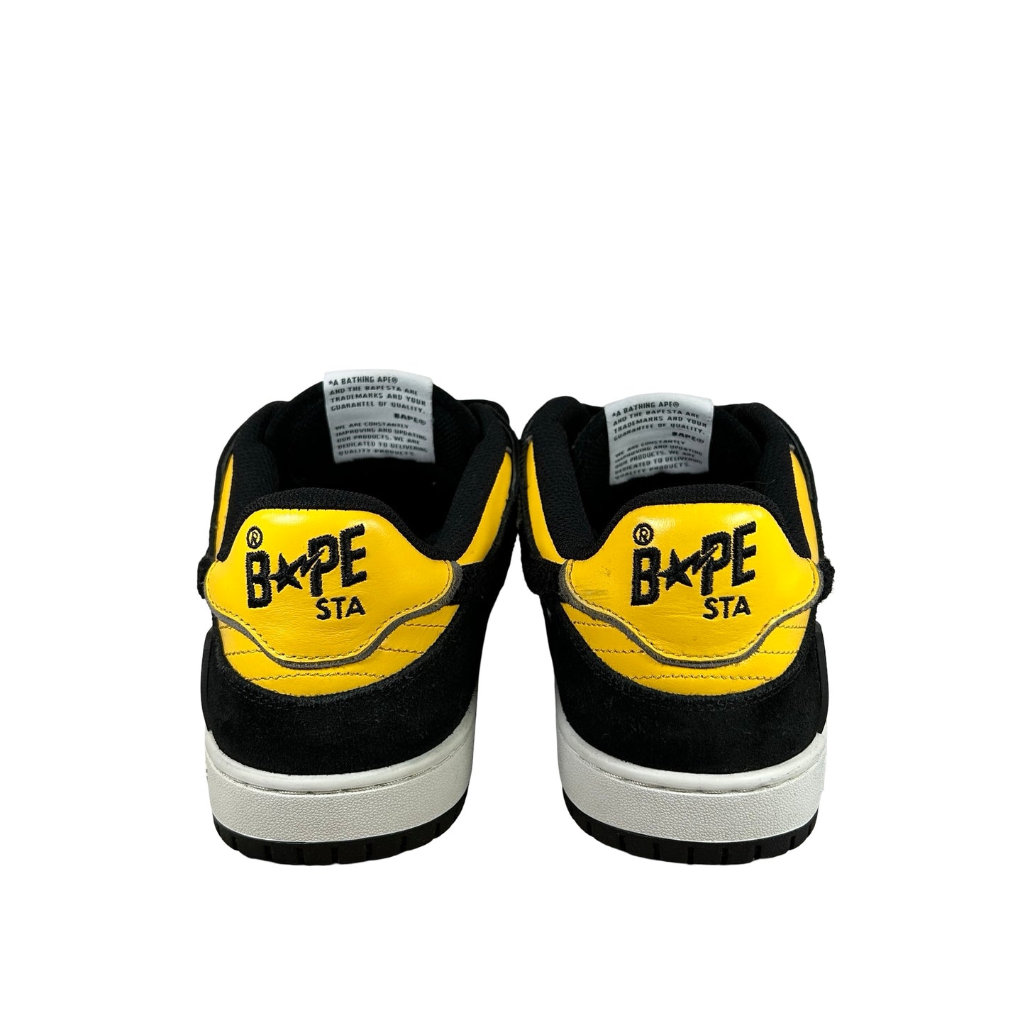 1K30191309 YLW A Bathing Ape Sk8 Sta #2 M2 Yellow [USED] - 11 M (Used) (No Box)