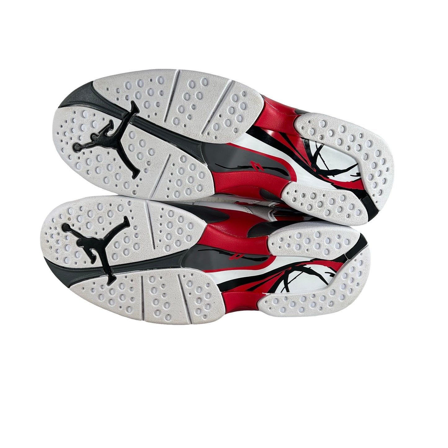 305381 100 Jordan 8 Retro White True Red (2025) [USED] - 10.5 M (Used4)