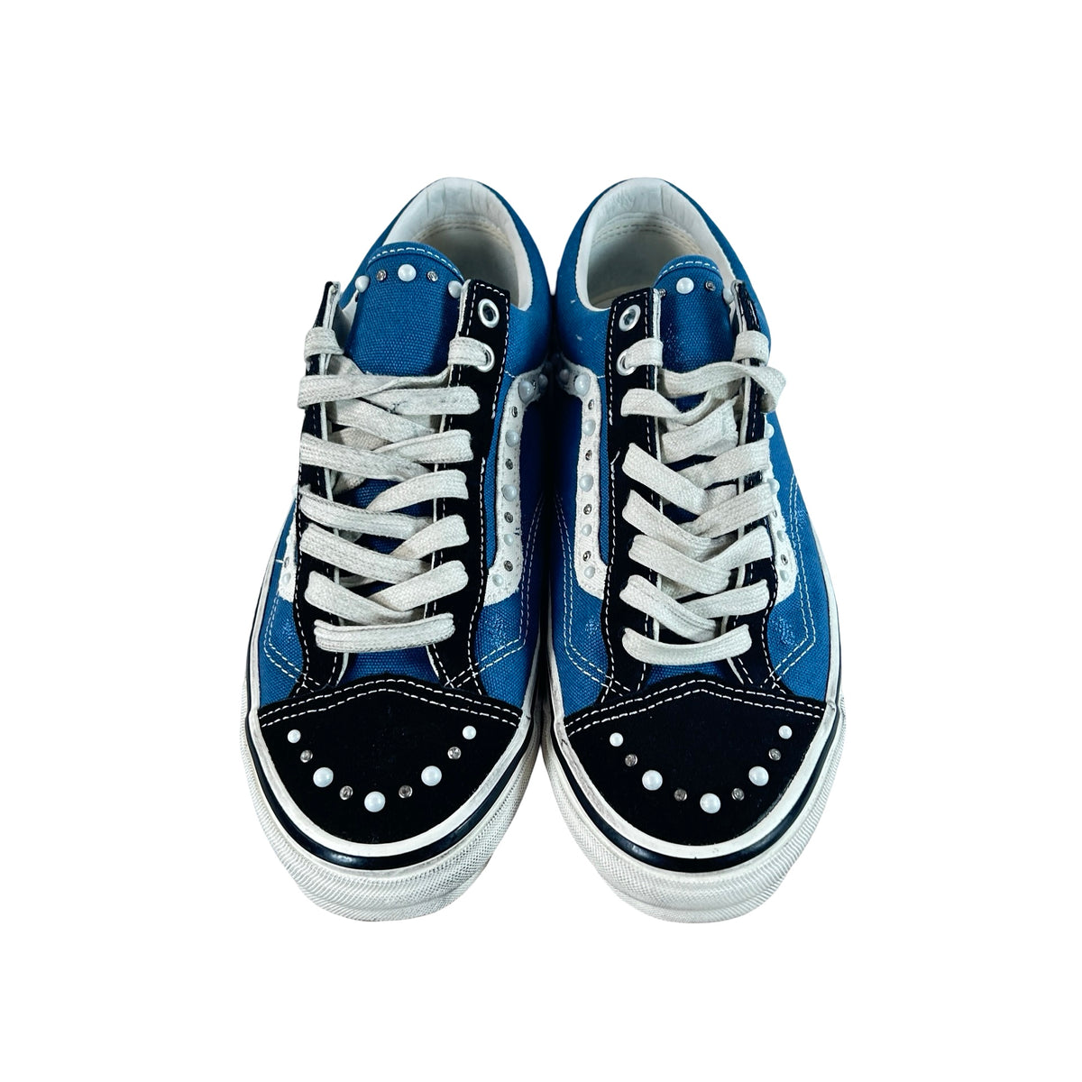 VN000E8VYA6 Vans LX Old Skool 36 Pearlized Pack Black Navy [USED] - 9.5 M (Used)