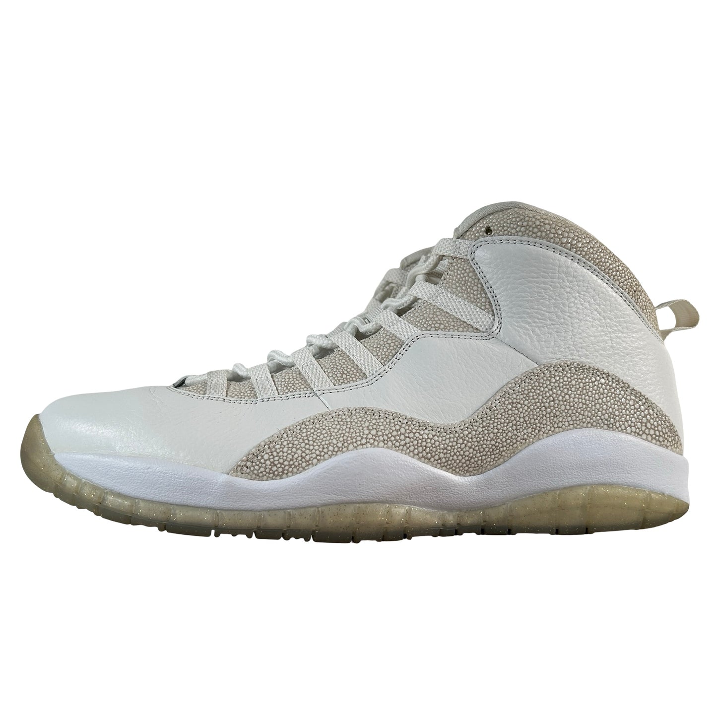819955 100 Jordan 10 Retro Drake OVO White [USED] - 14 M (Used) (No Box)