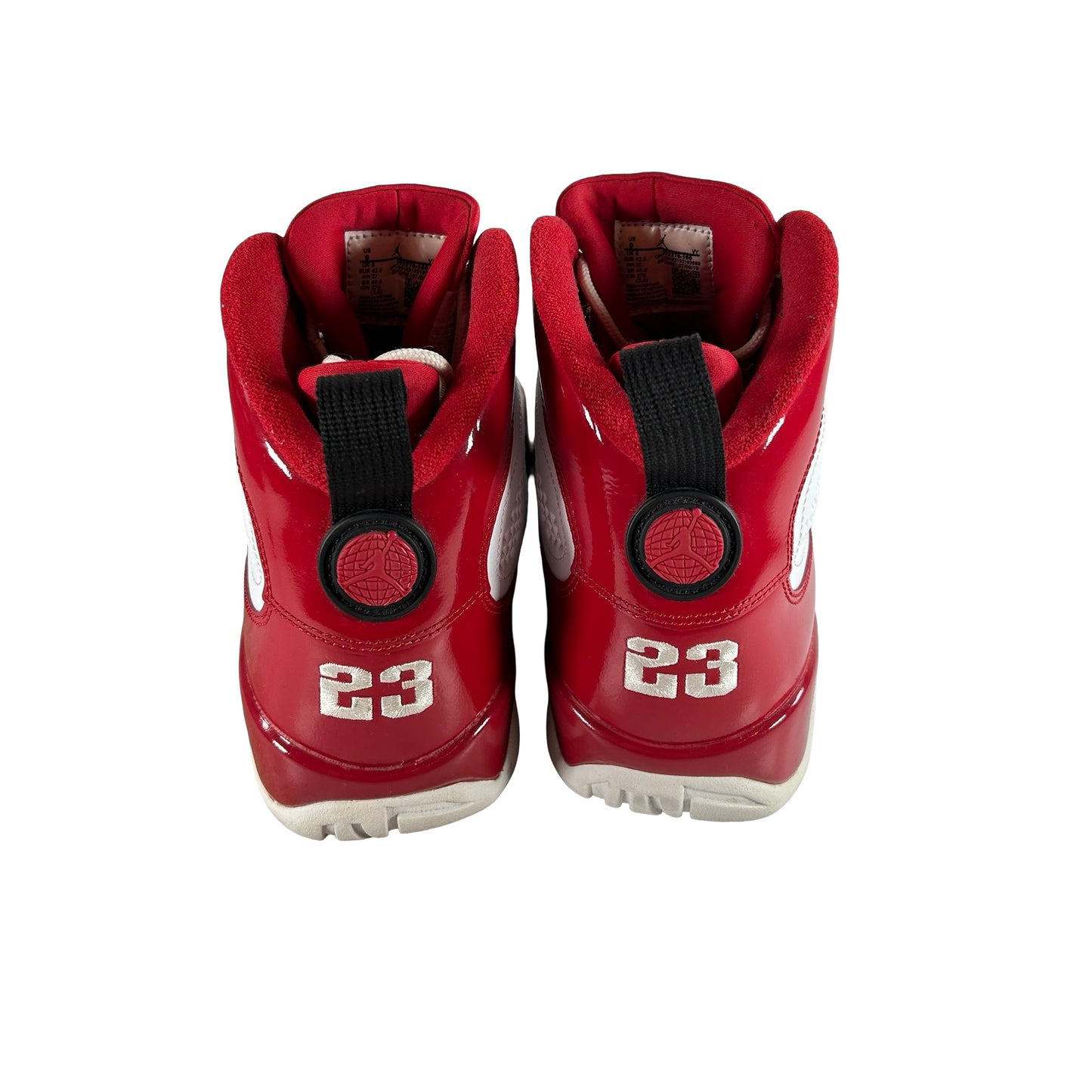 302370 160 Jordan 9 Retro White Gym Red [USED] - 9 M (Used)
