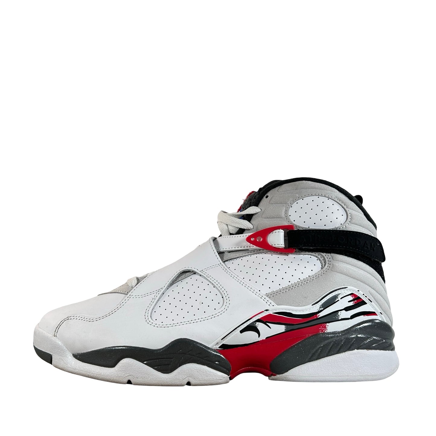 305381 100 Jordan 8 Retro White True Red (2025) [USED] - 11.5 M (Used4)